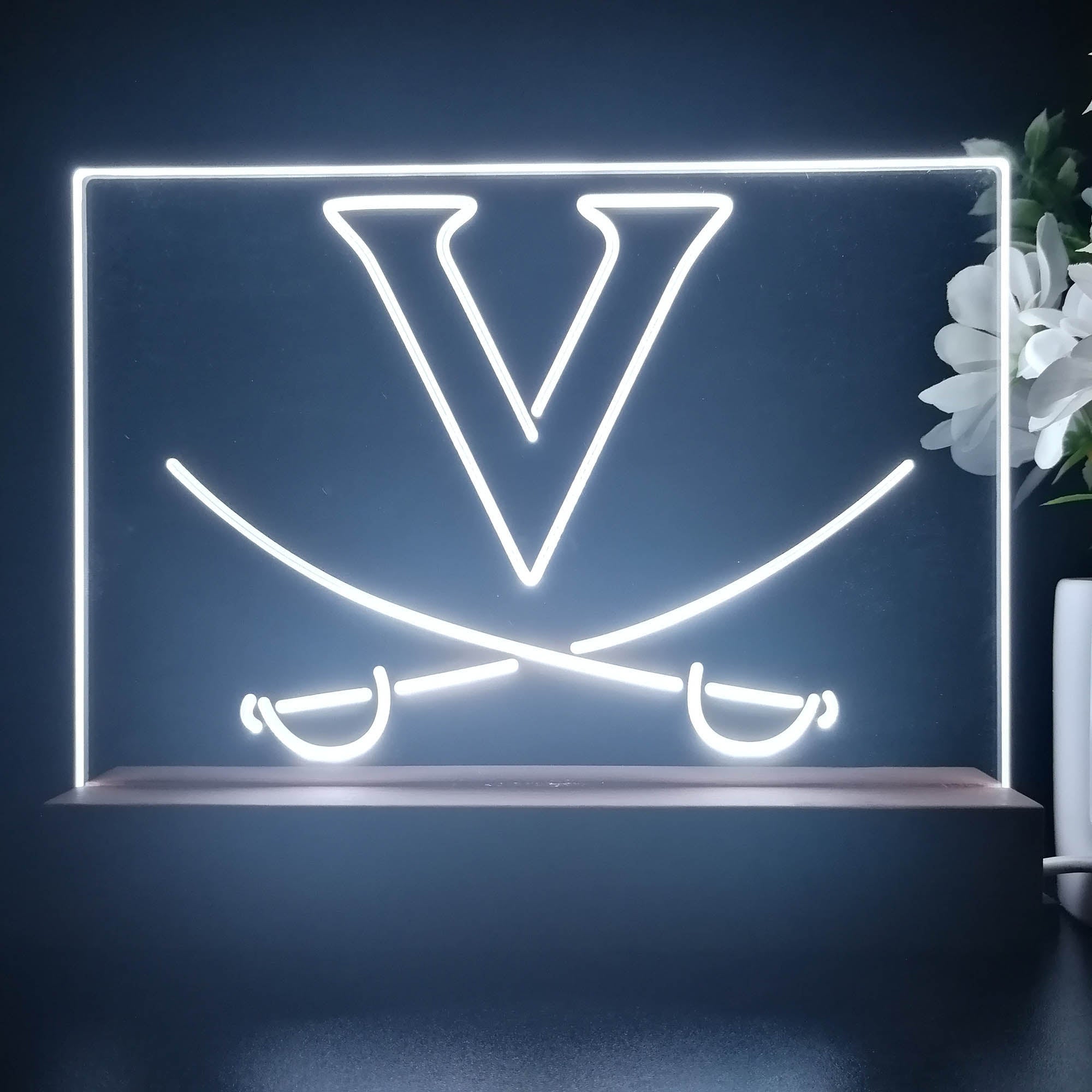 Virginia Cavaliers Night Light Pub Bar Lamp