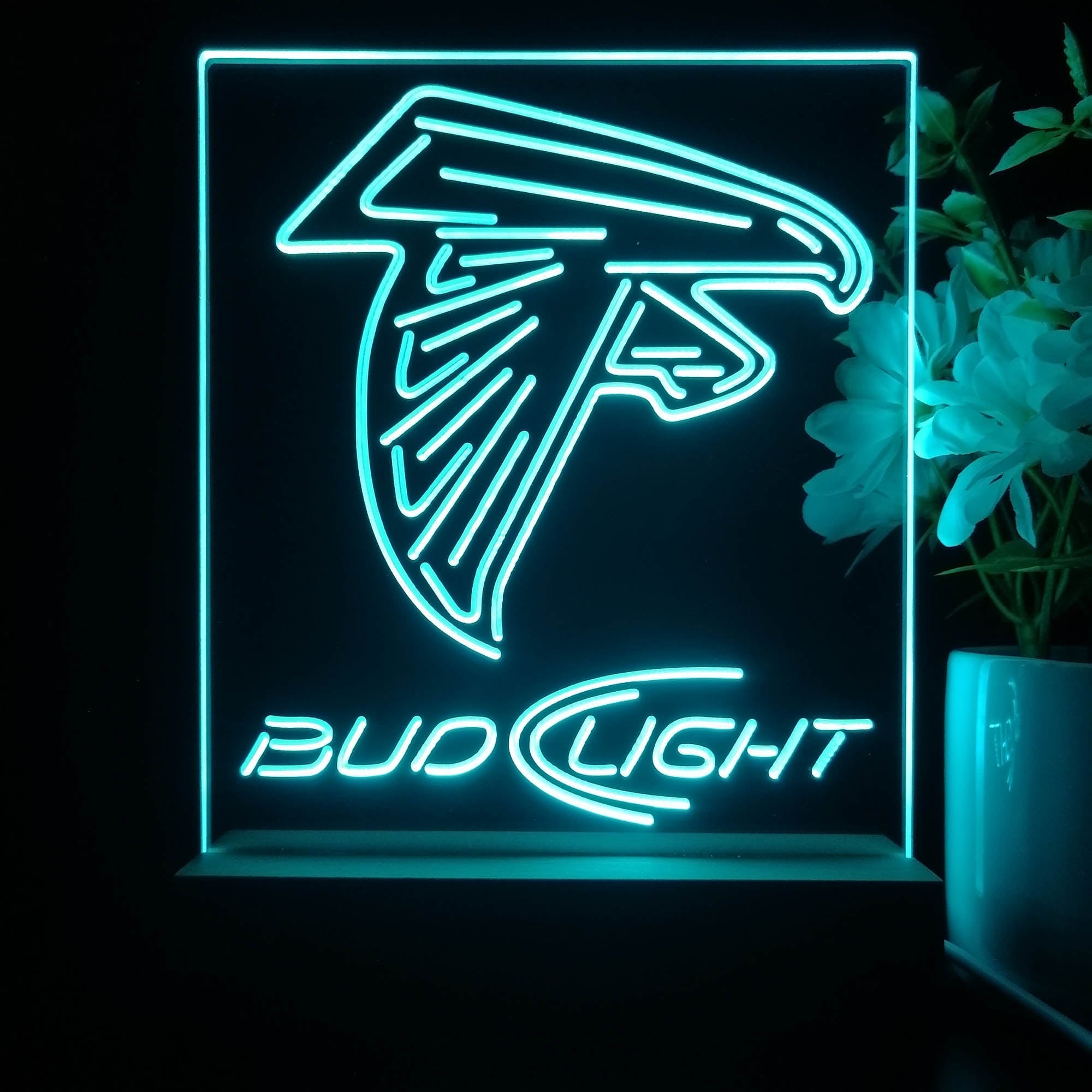 Atlanta Falcons Night Light Neon Pub Bar Lamp