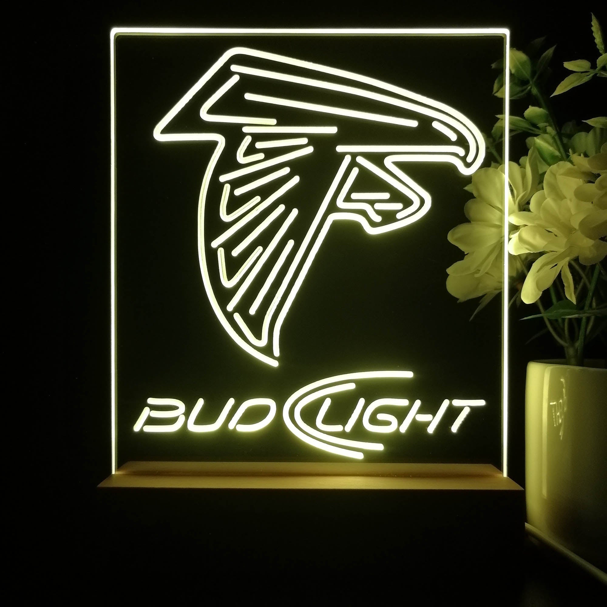 Atlanta Falcons Night Light Neon Pub Bar Lamp