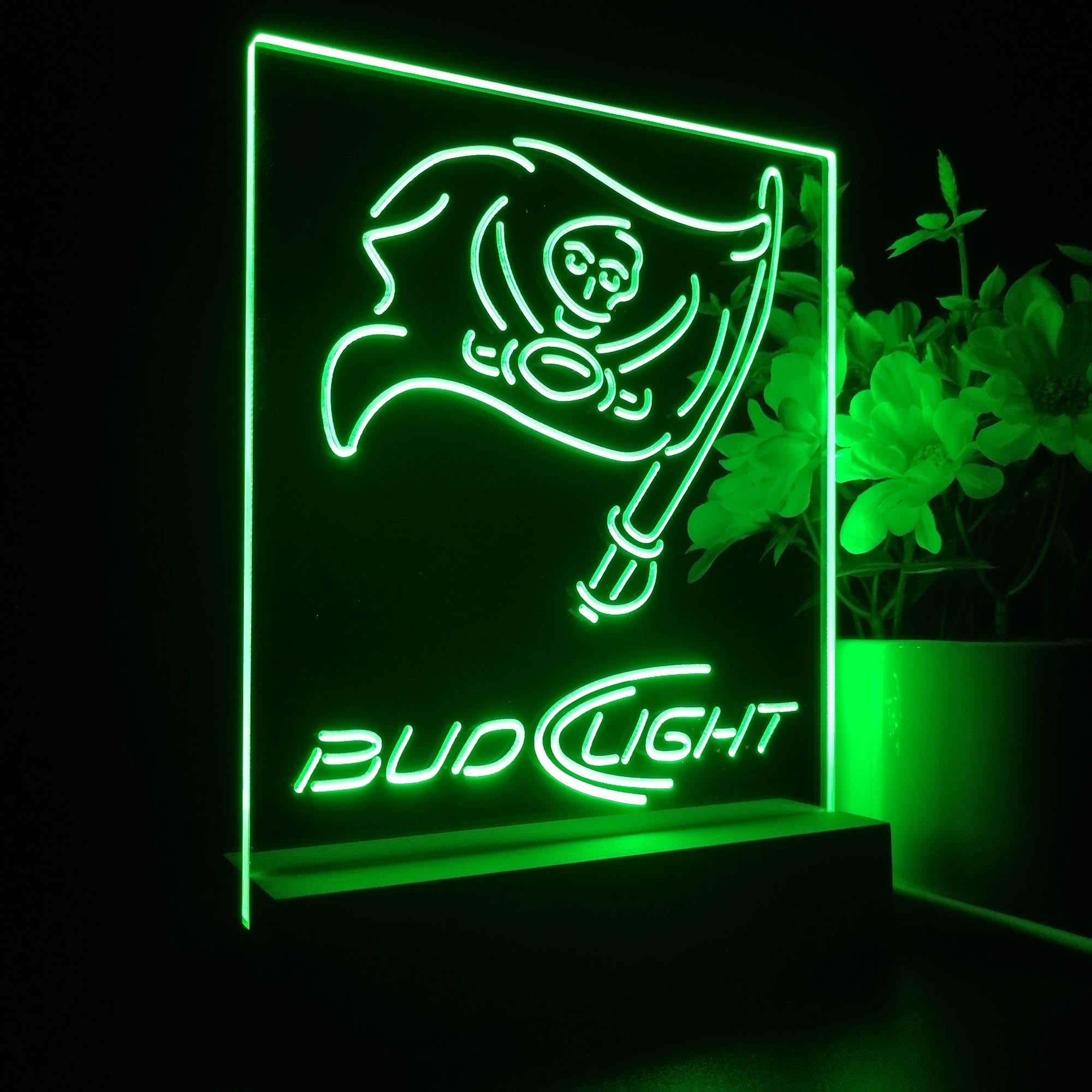 Tampa Bay Buccaneers Night Light Neon Pub Bar Lamp