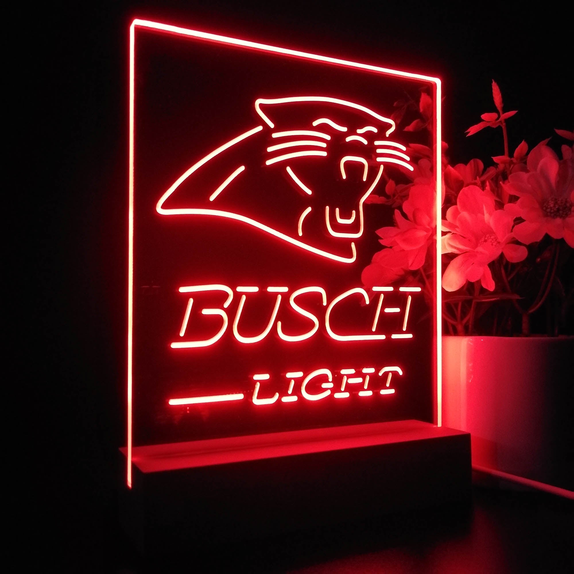 Carolina panthers Night Light Neon Pub Bar Lamp