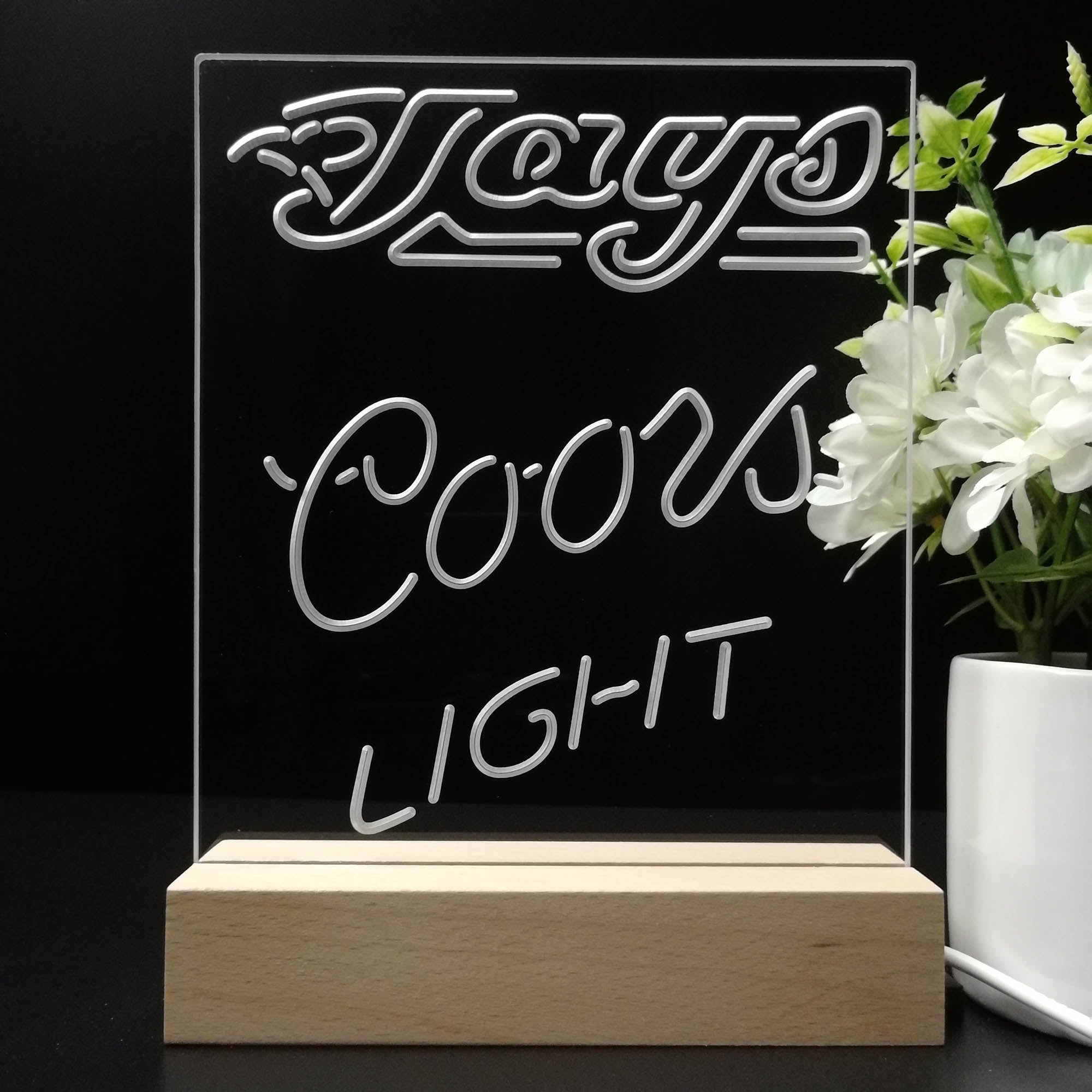 Toronto Blue Jays Coors Light Neon Sign Pub Bar Lamp