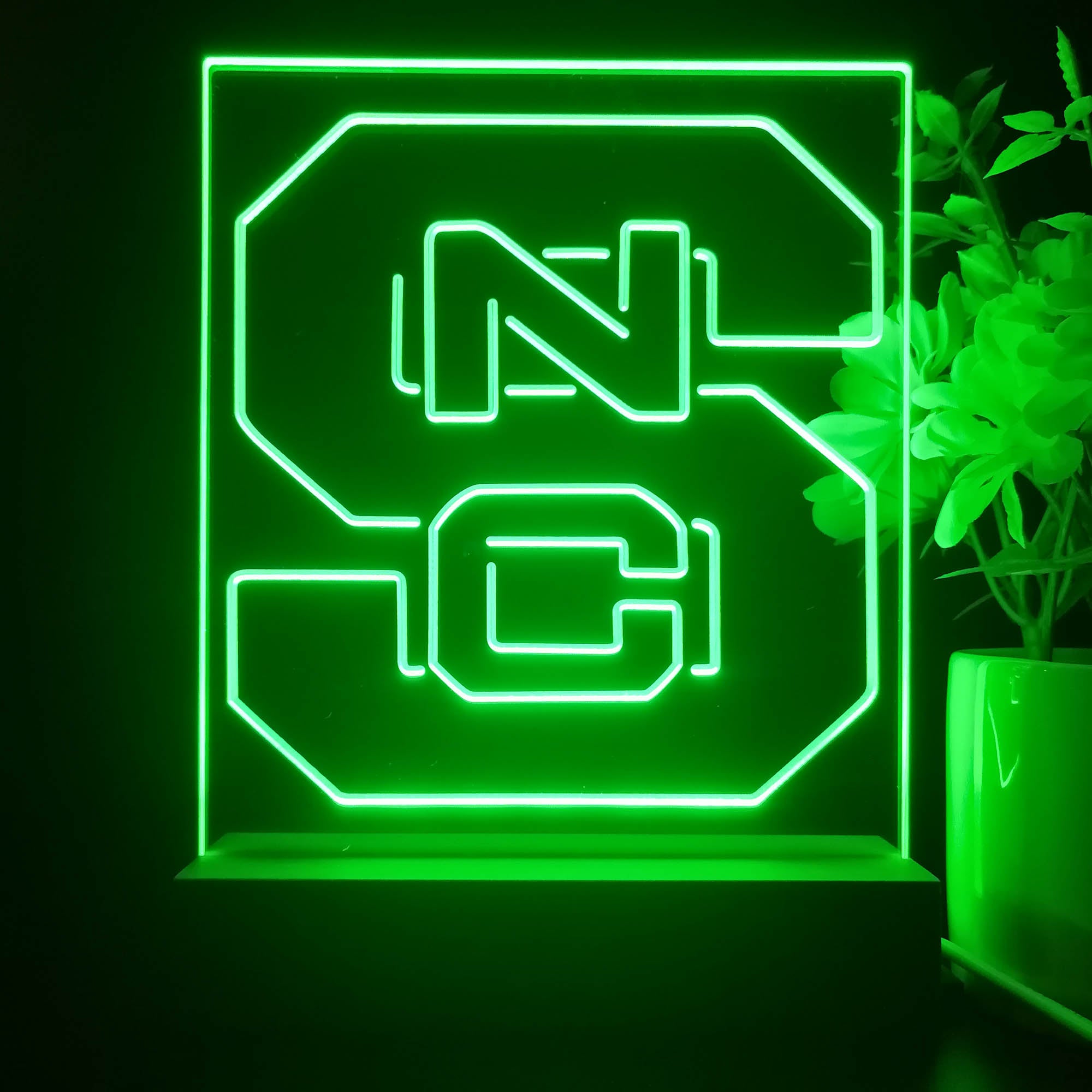 North Carolina State Wolfpack Neon Sign Pub Bar Lamp