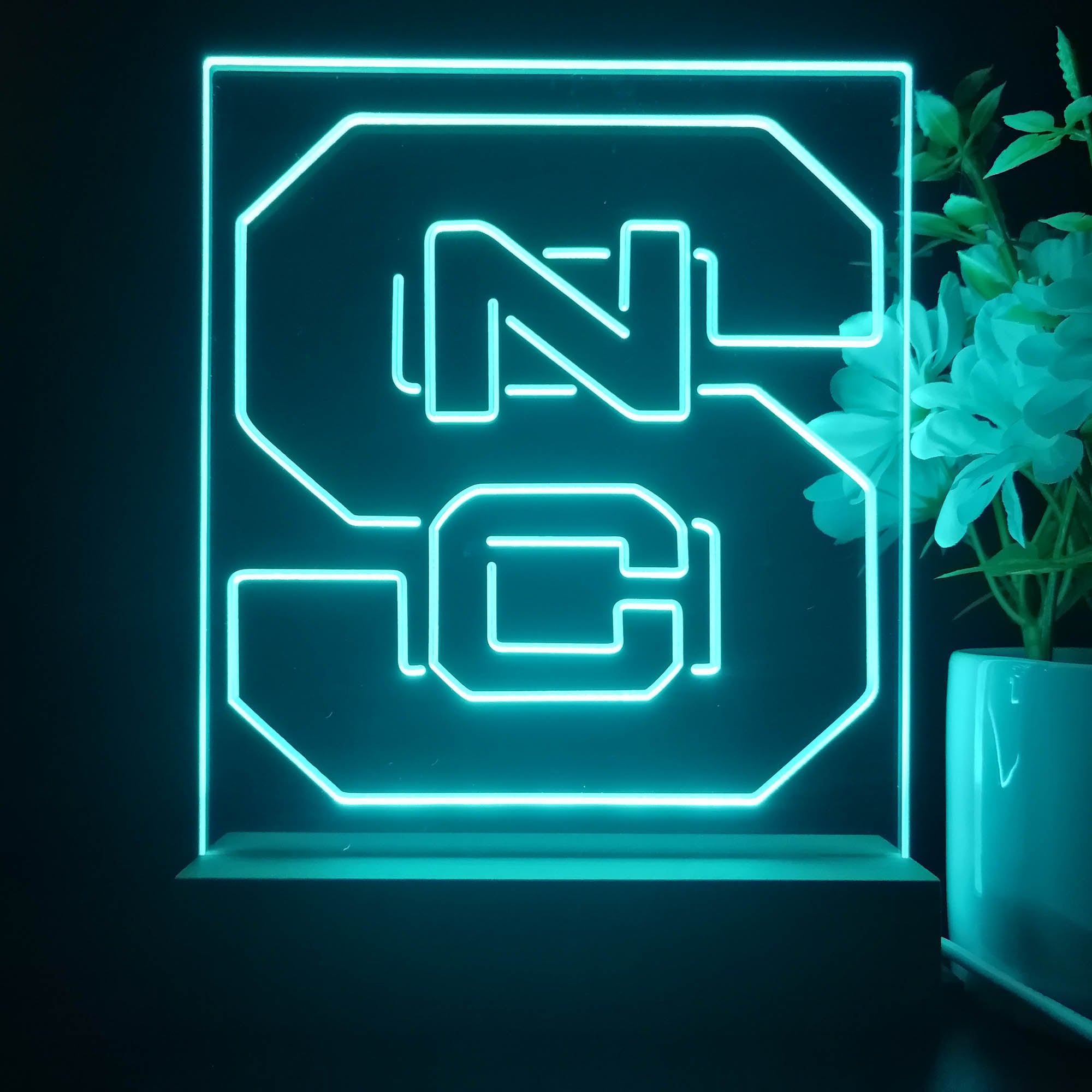 North Carolina State Wolfpack Neon Sign Pub Bar Lamp