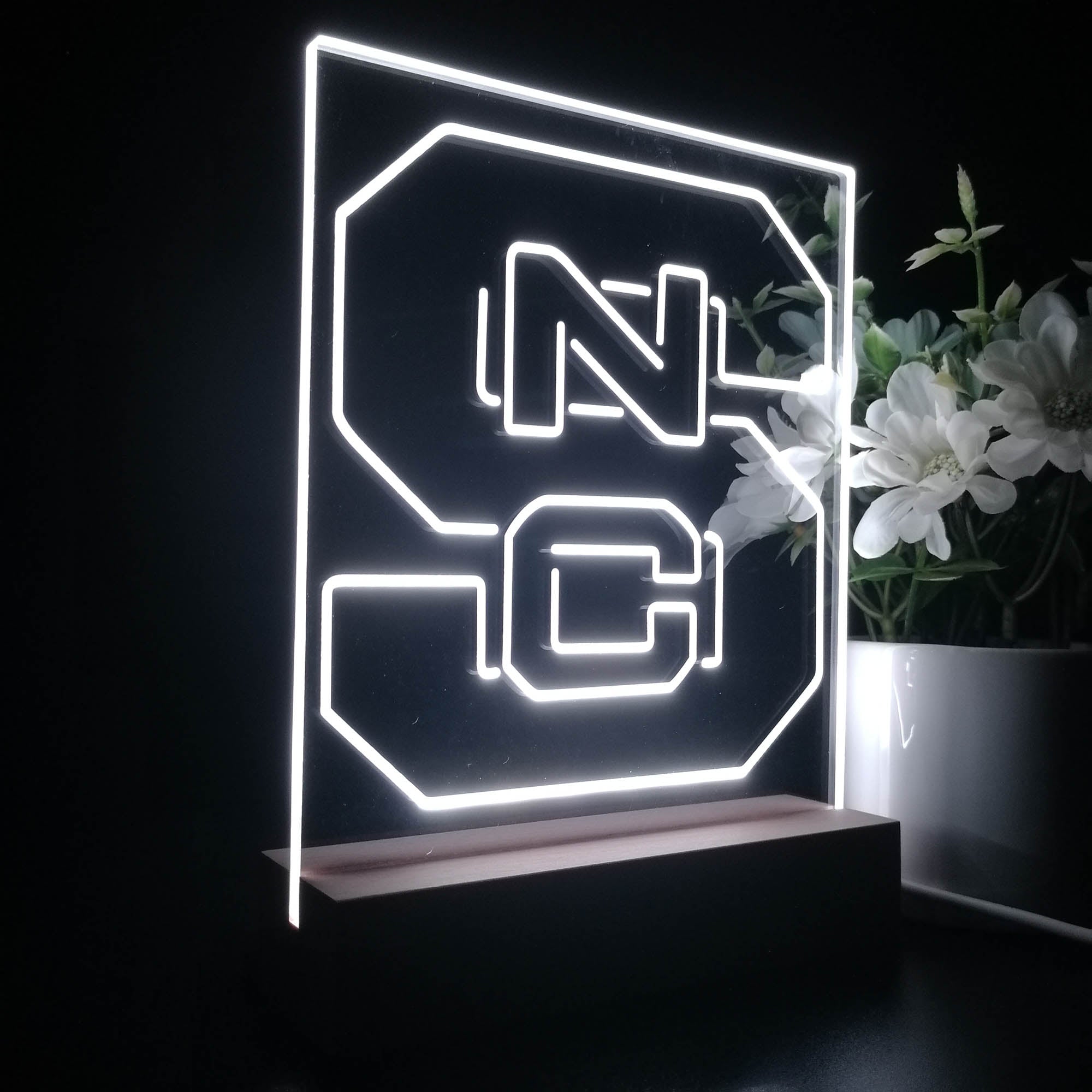North Carolina State Wolfpack Neon Sign Pub Bar Lamp
