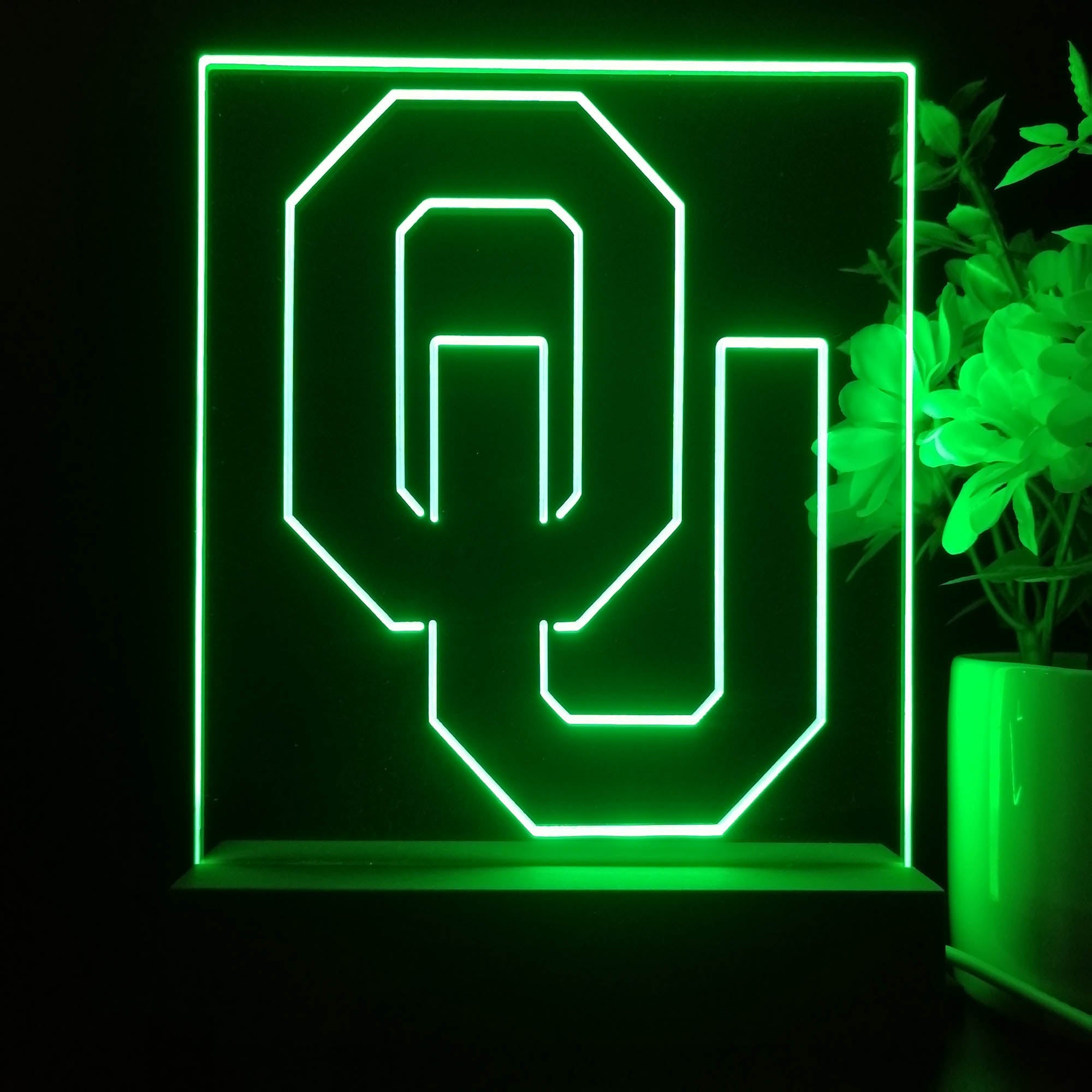 Oklahoma Sooners Neon Sign Pub Bar Lamp