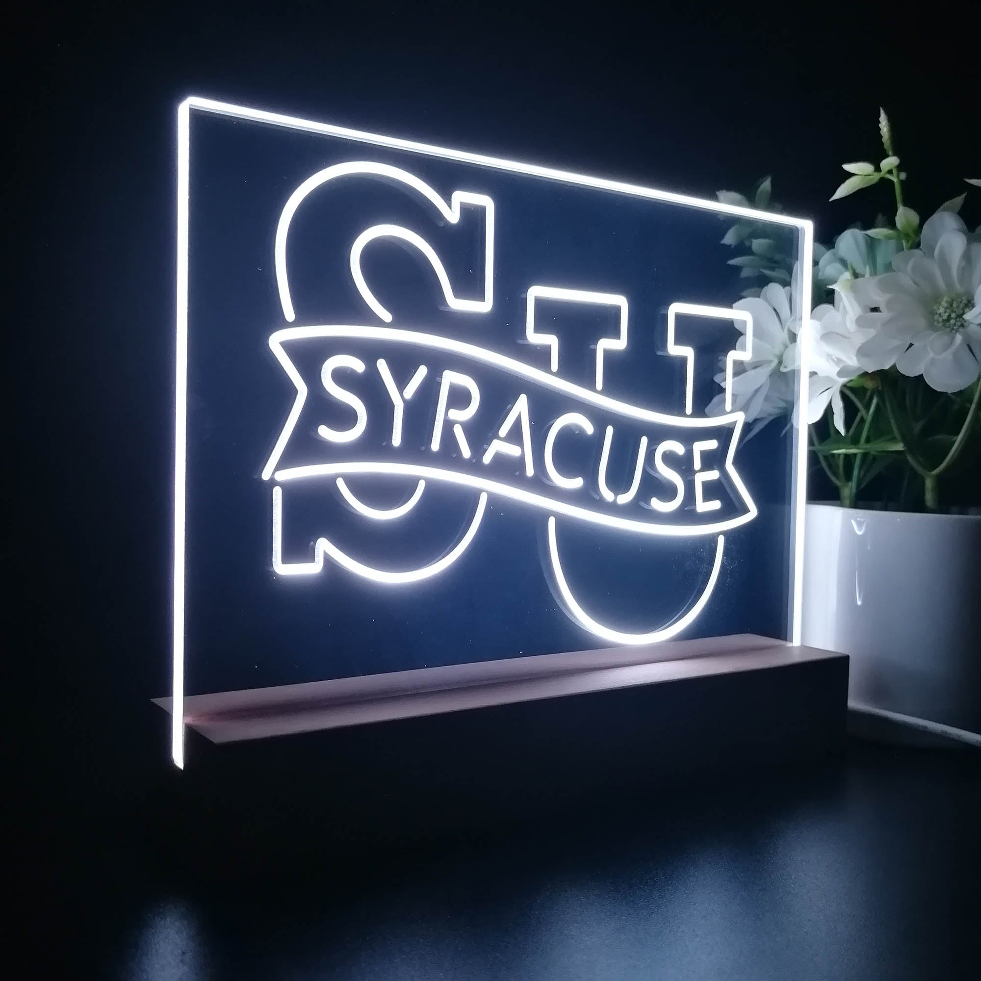 Syracuse Orange Night Light Pub Bar Lamp
