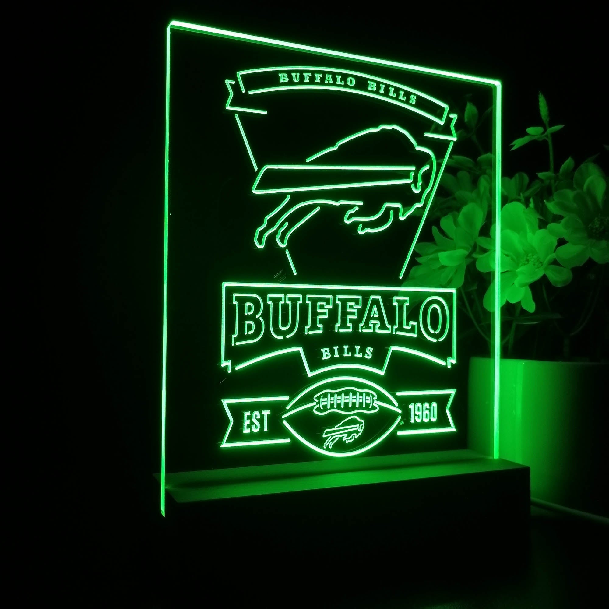 Buffalo Bills Souvenir Neon Sign Pub Bar Lamp