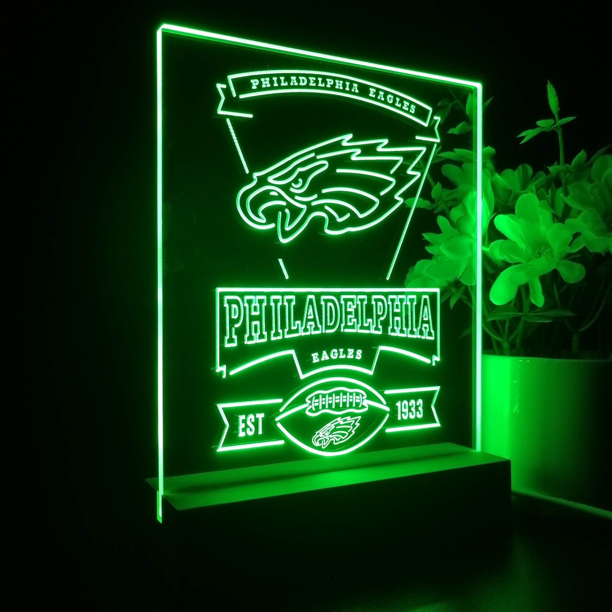 Philadelphia Eagles Neon Sign Pub Bar Lamp