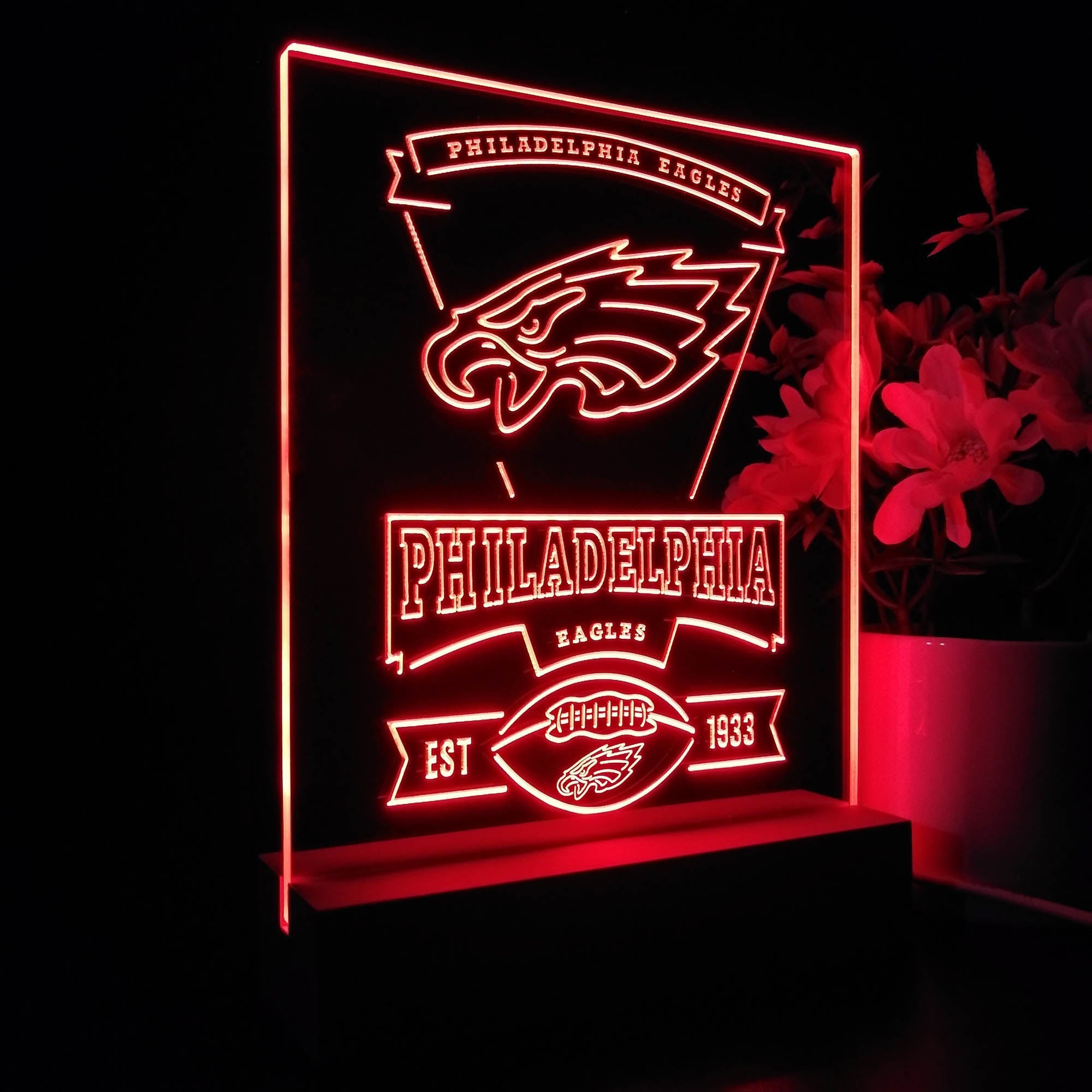 Philadelphia Eagles Neon Sign Pub Bar Lamp