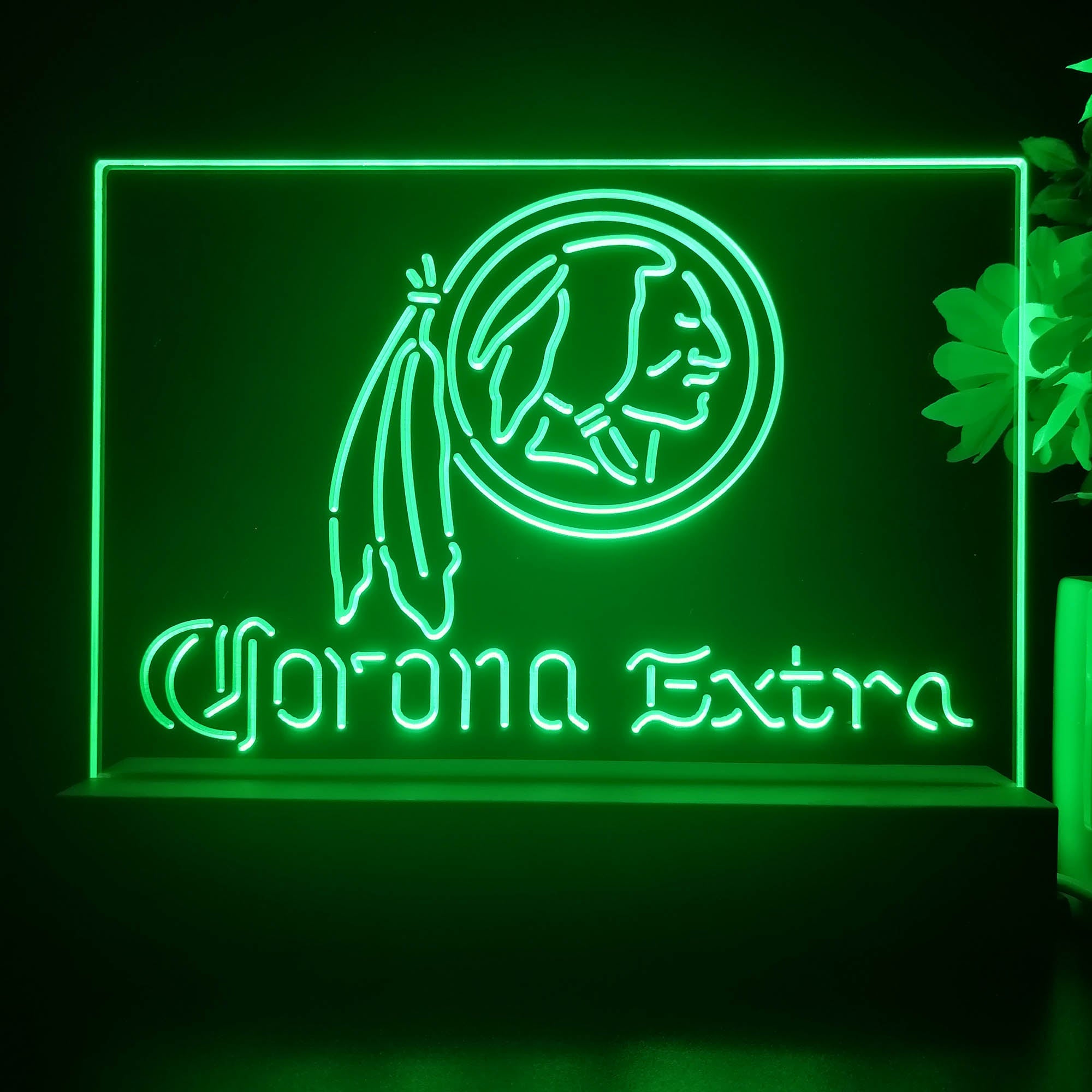Corona Extra Bar Washington Est. 1932 Night Light Pub Bar Lamp