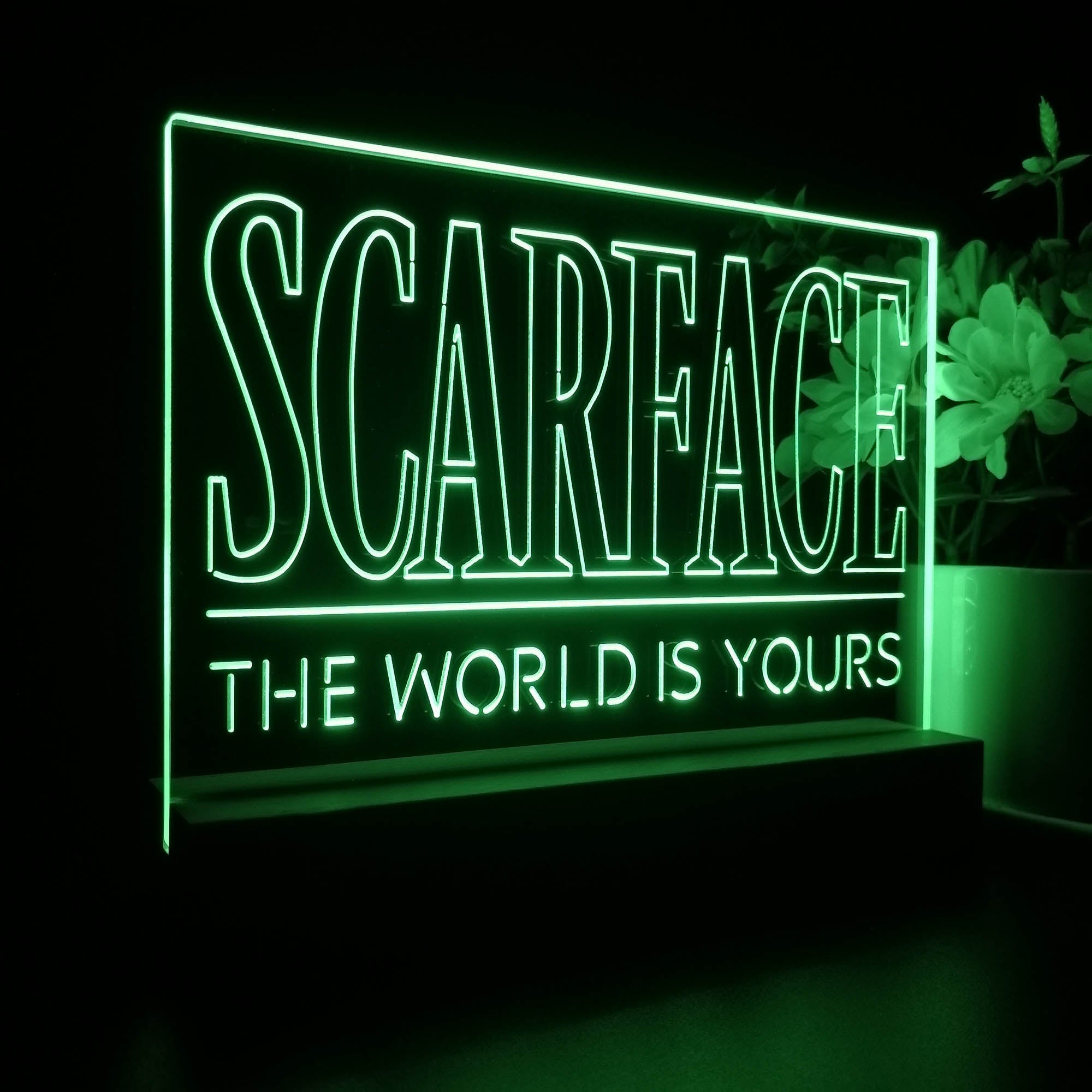 Scarface The World Is Yours Neon Sign Table Lamp Display PRO LED SIGN scarface-the-world-is-yours-neon-sign-table-lamp-display-pro-led-sign