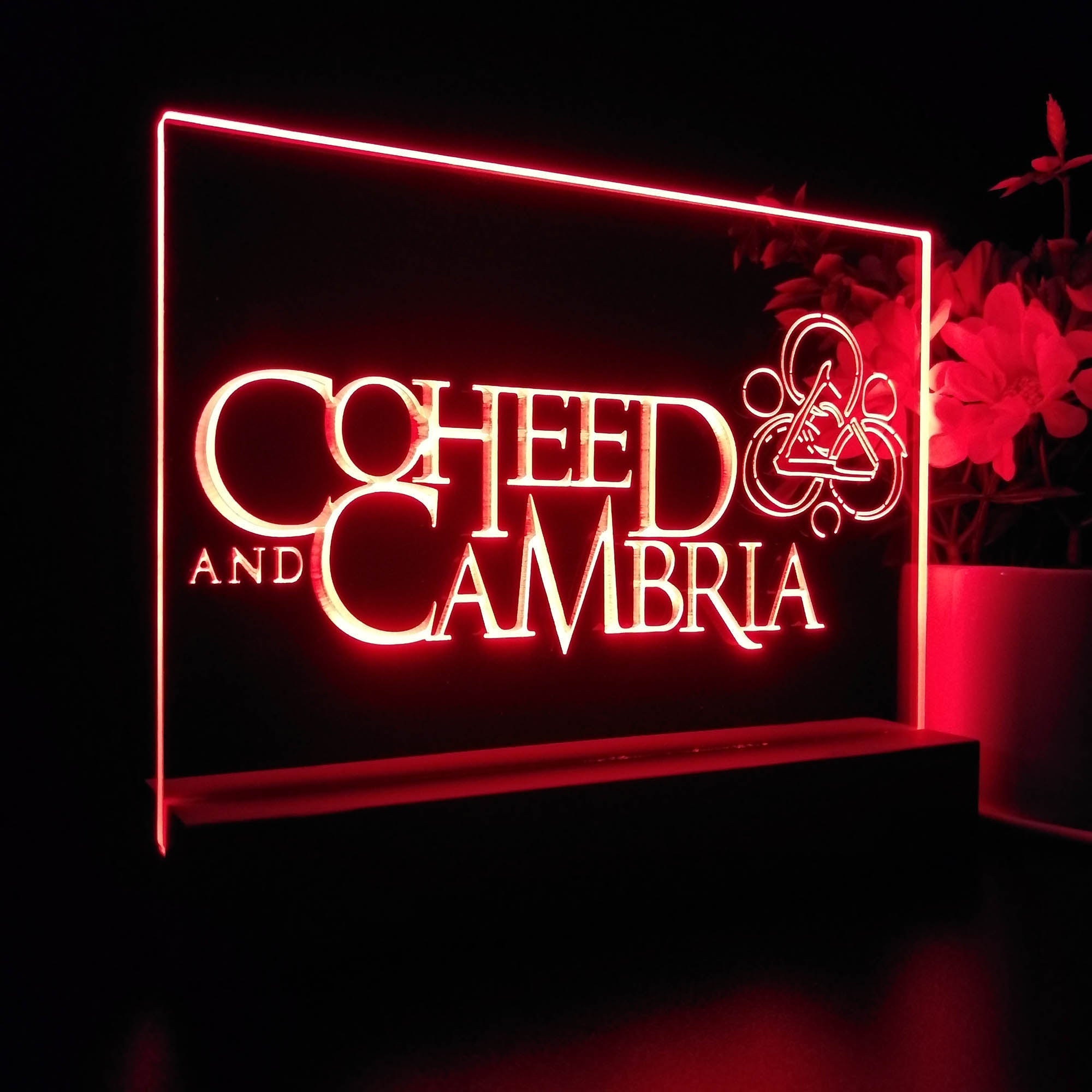 Coheed and Cambria Rock Band 3D Illusion Night Light Desk Lamp