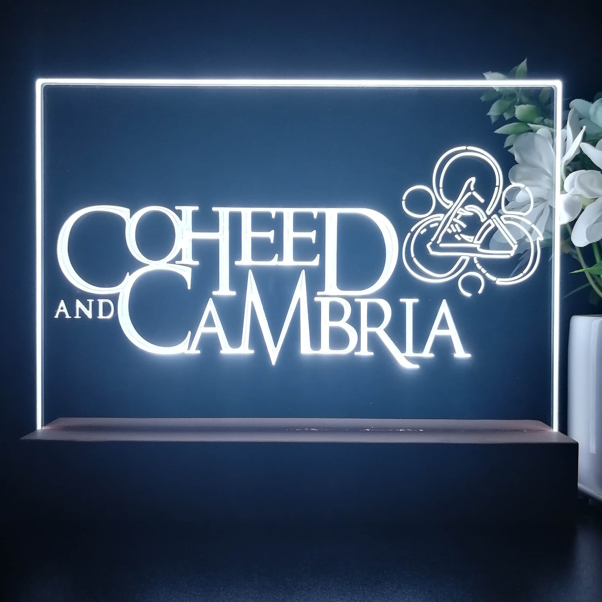 Coheed and Cambria Rock Band 3D Illusion Night Light Desk Lamp