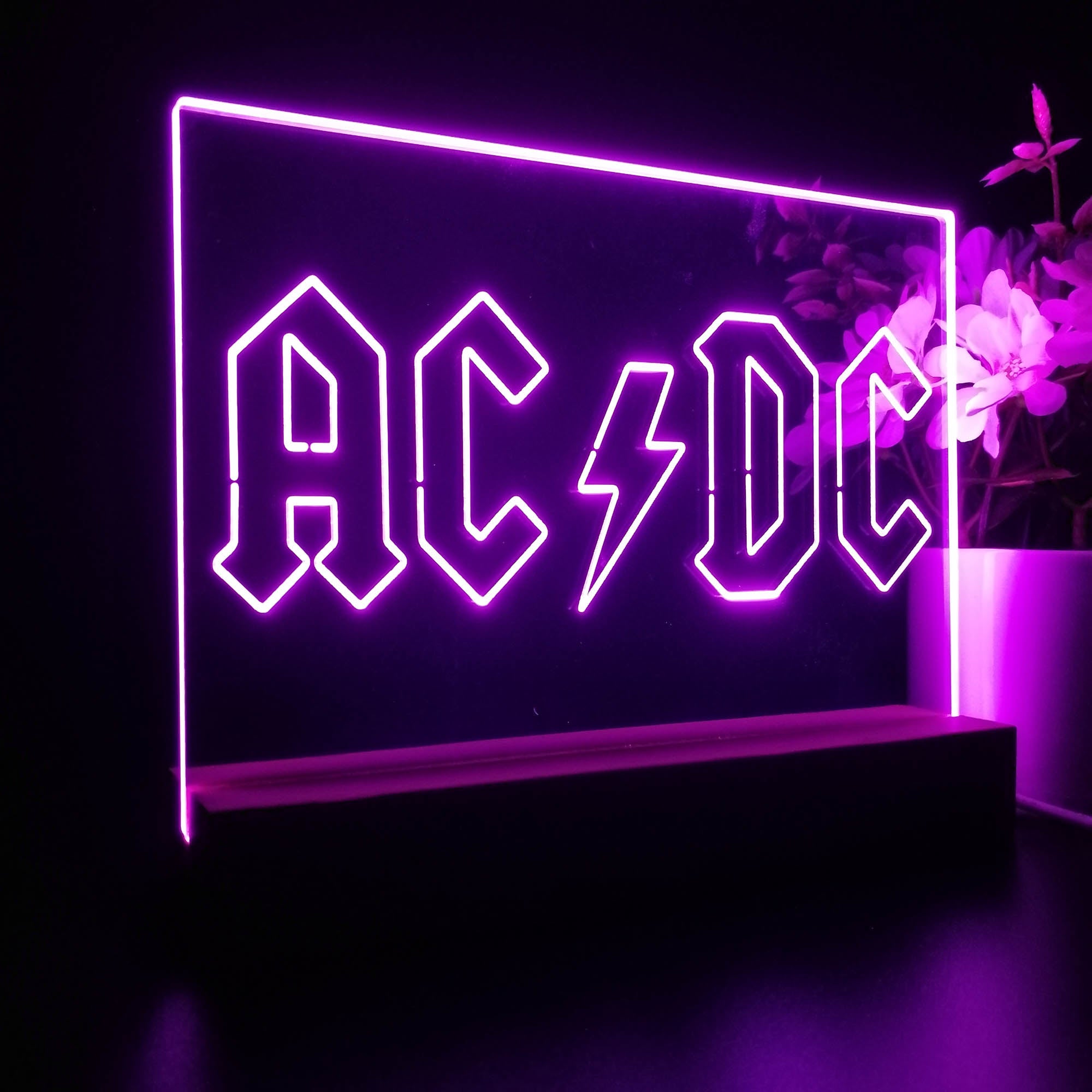 ACDC Band Music Neon Sign Table Lamp Display | PRO LED SIGN