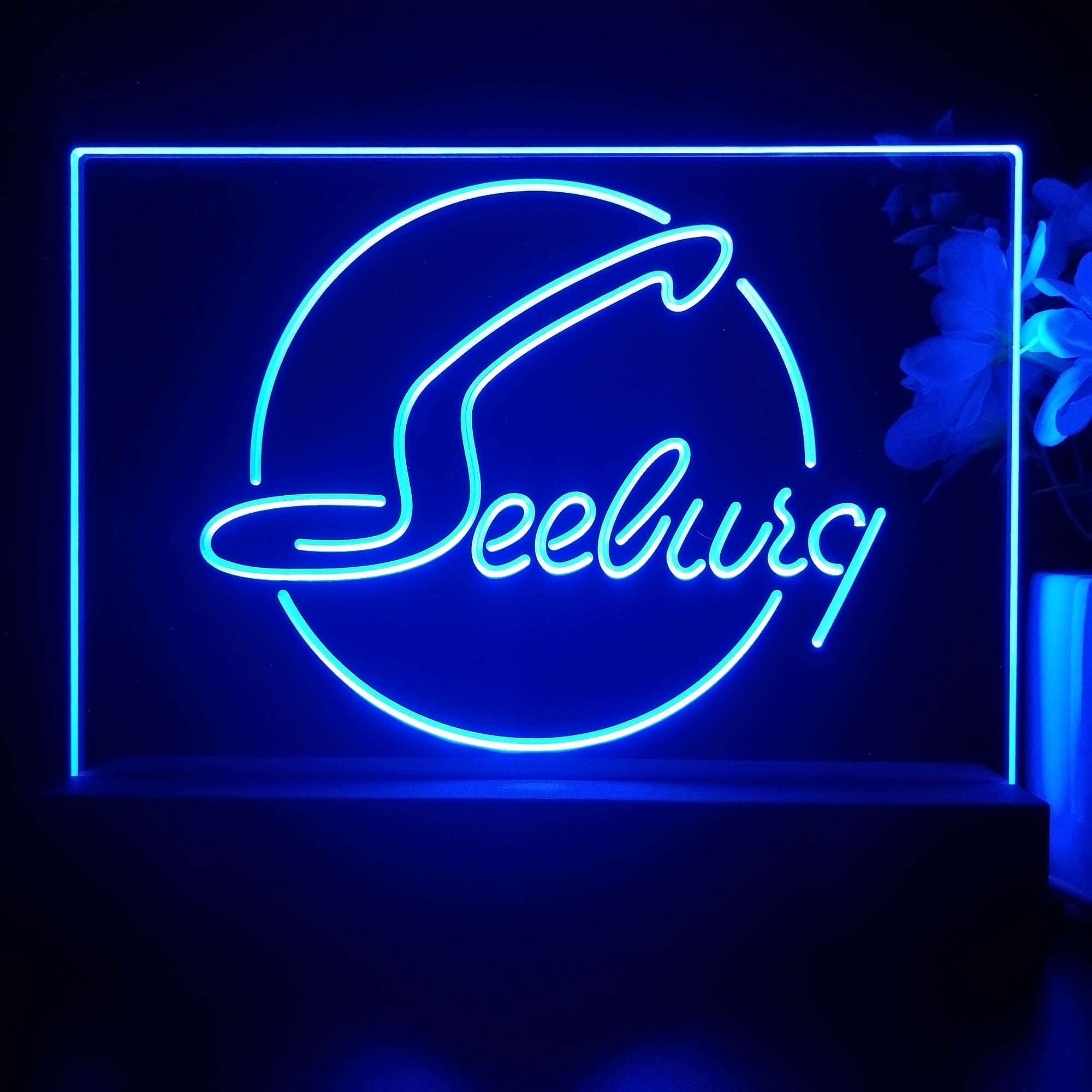 Seeburg 3D Illusion Night Light Desk Lamp