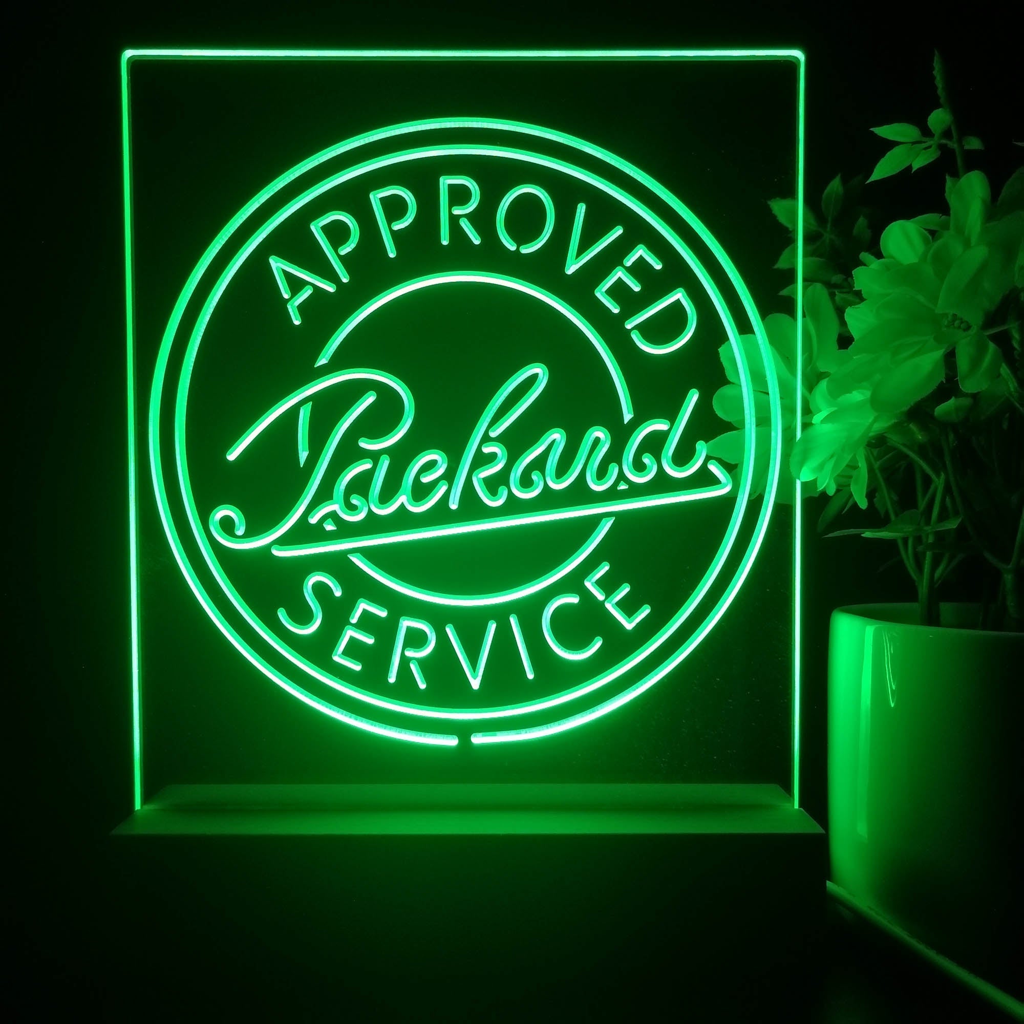 Approved Packard Service Garage 3D Night Light Sign Lamp