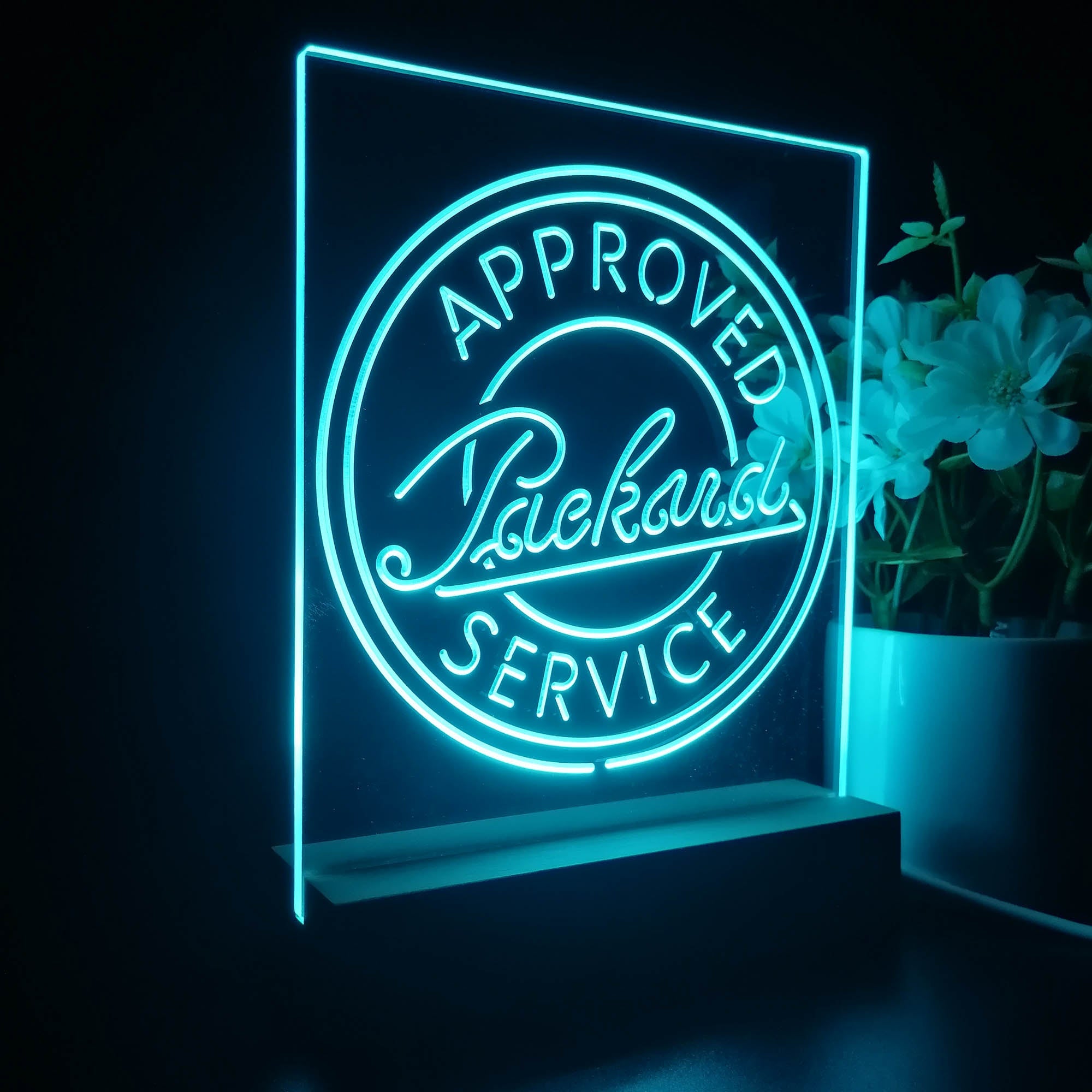 Approved Packard Service Garage 3D Night Light Sign Lamp