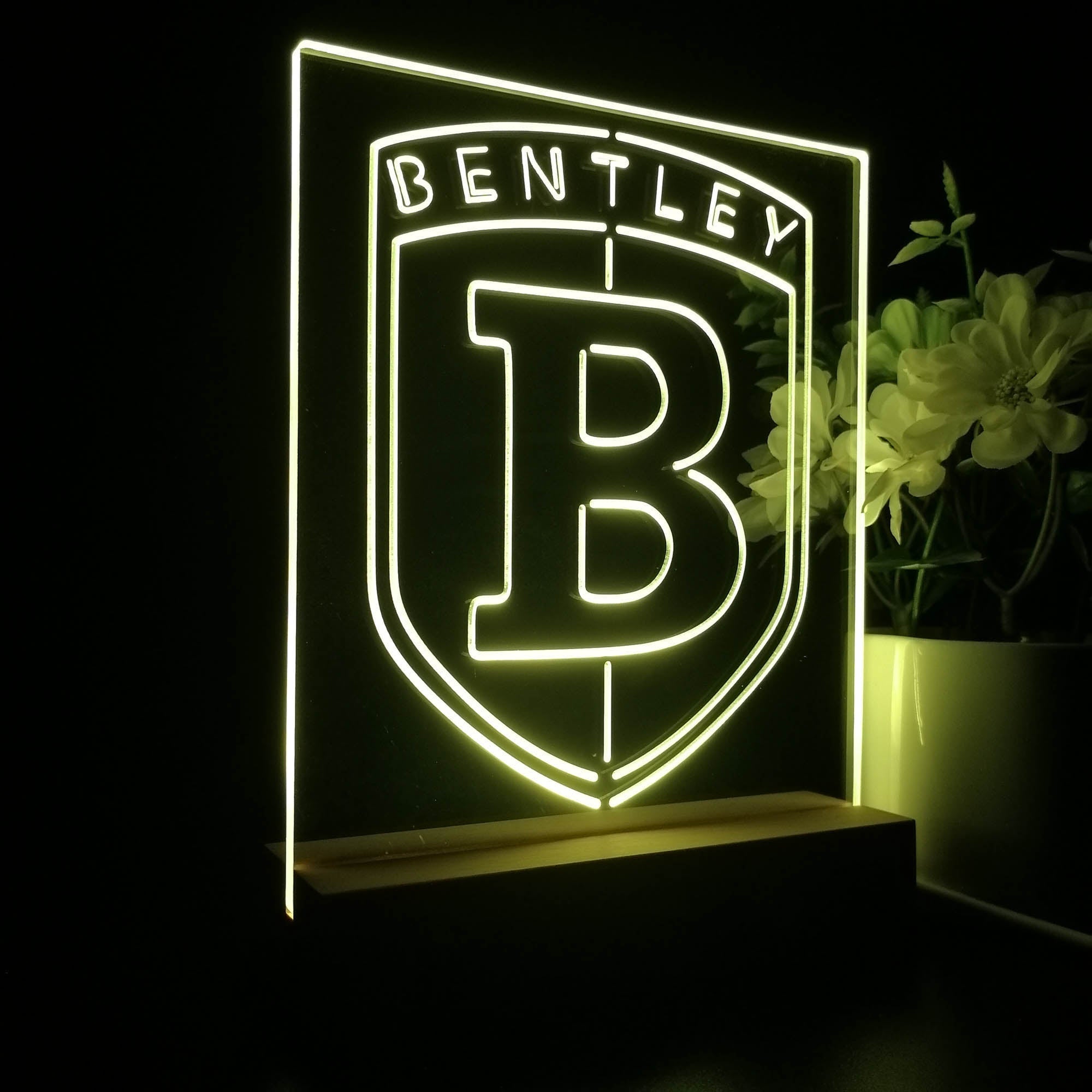 Bentley Car 3D Illusion Night Light Desk Lamp