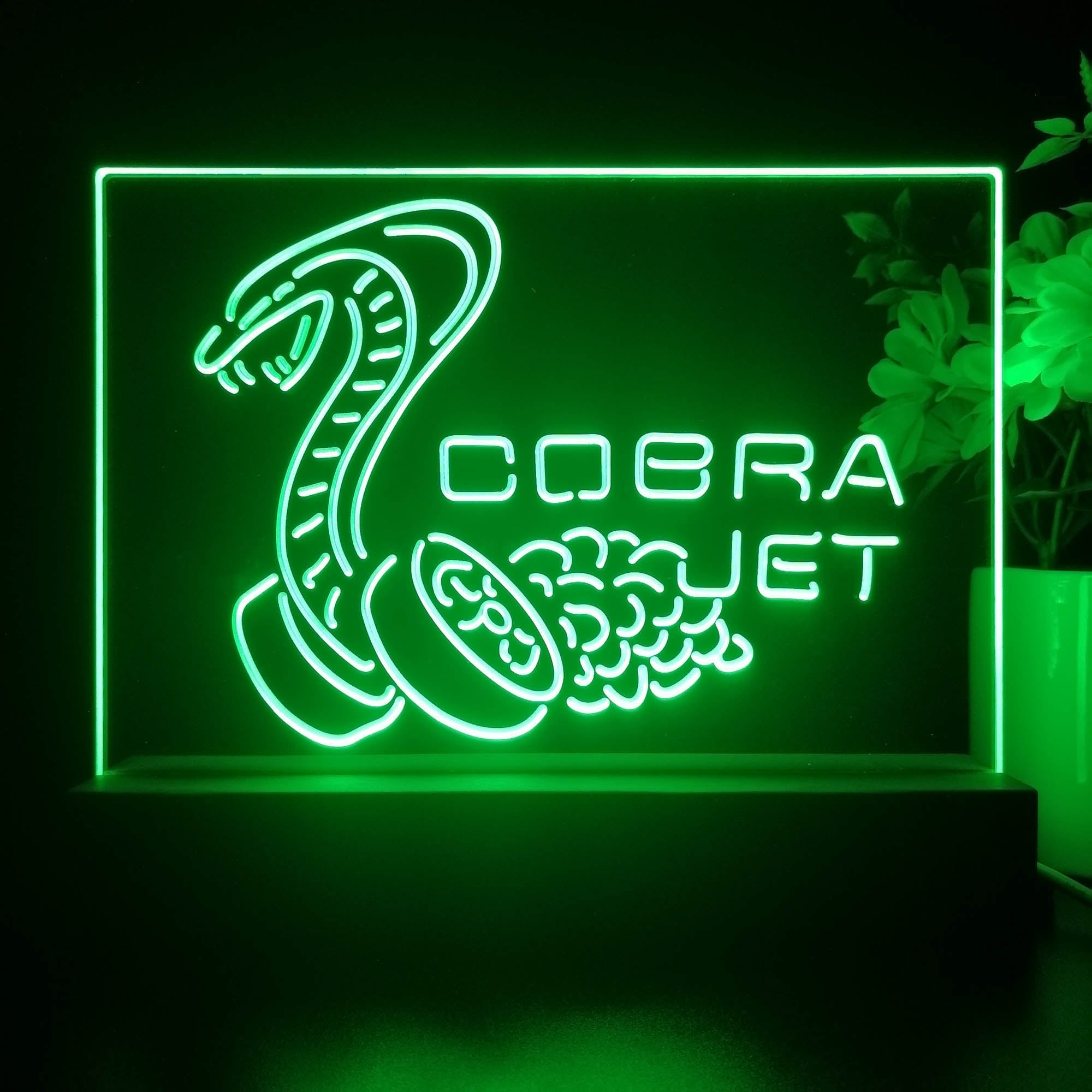 Cobra Jet Car 3D Illusion Night Light Desk Lamp