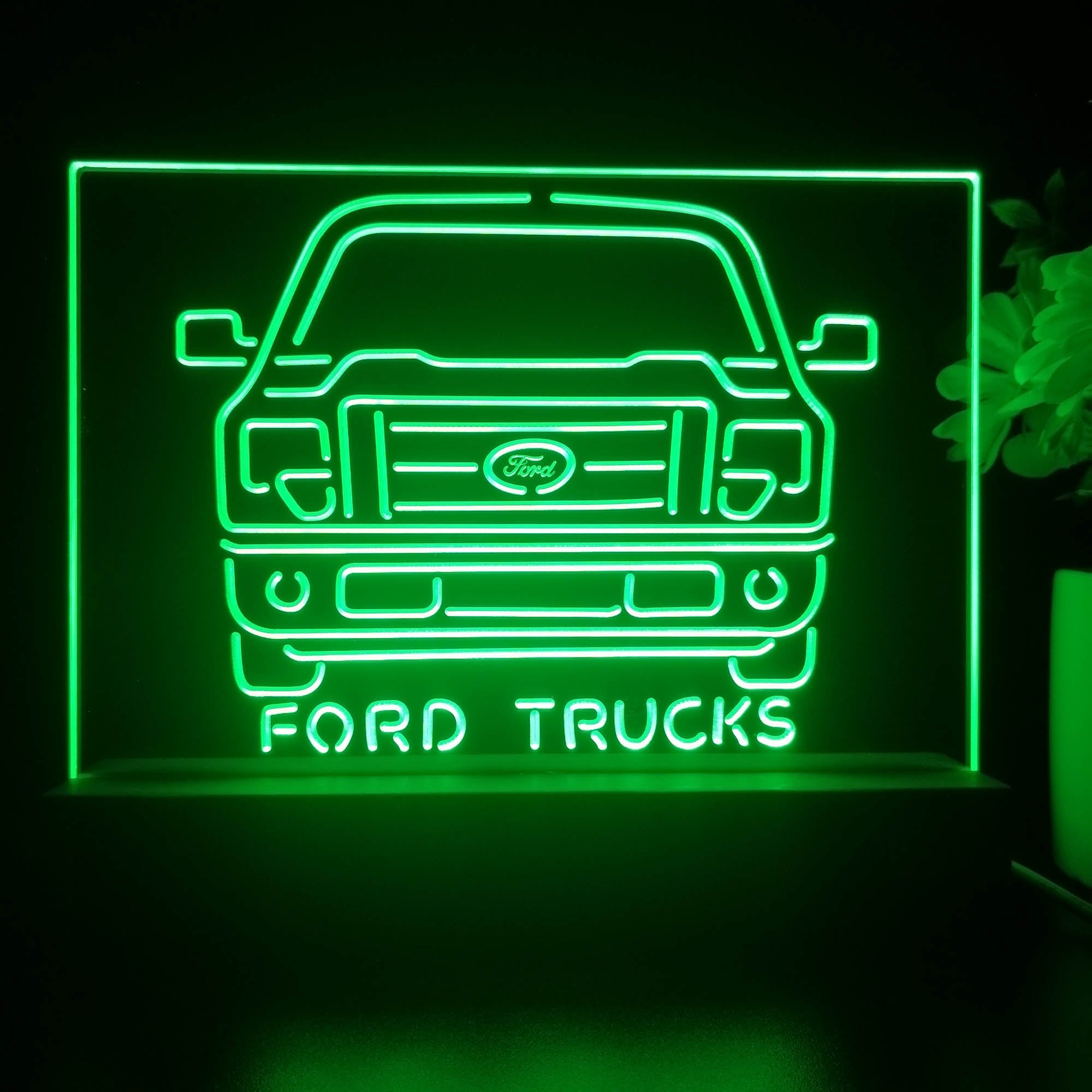 Ford Truck 3D Illusion Night Light Desk Lamp