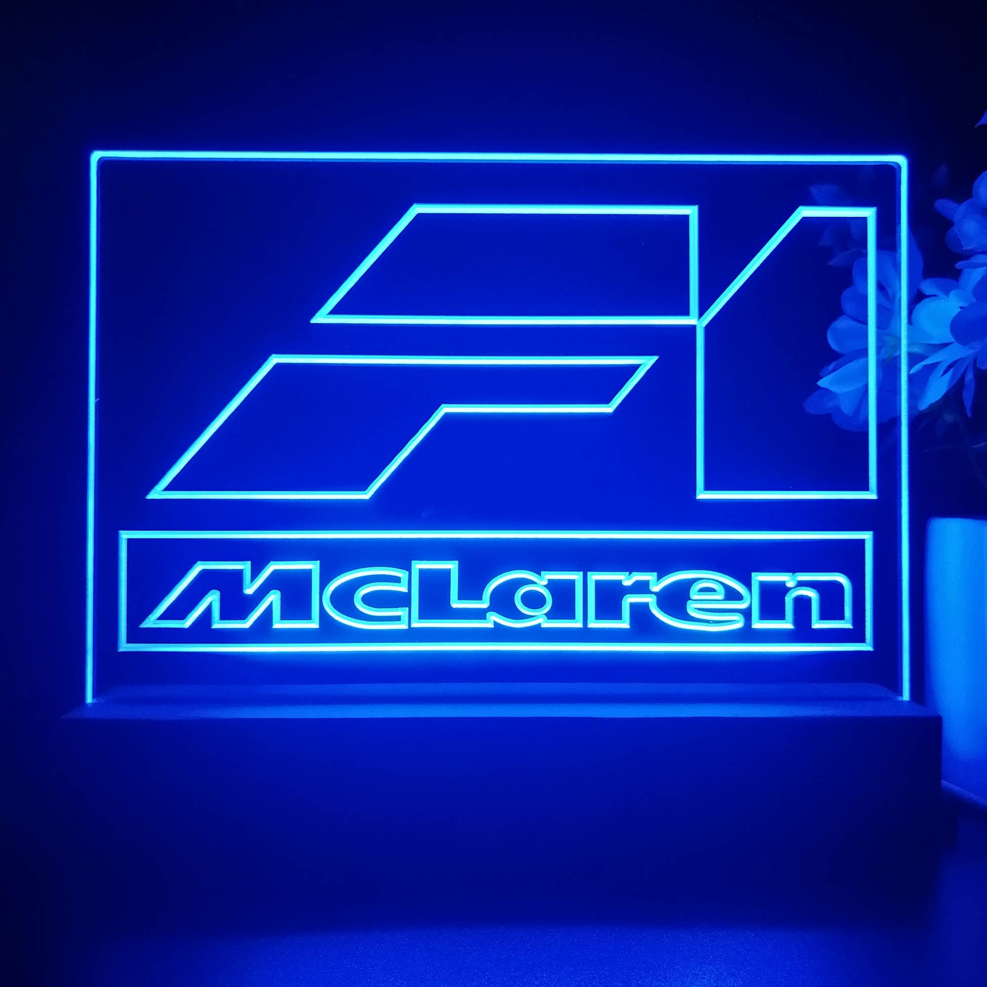 Mclaren F1 Car 3D Illusion Night Light Desk Lamp