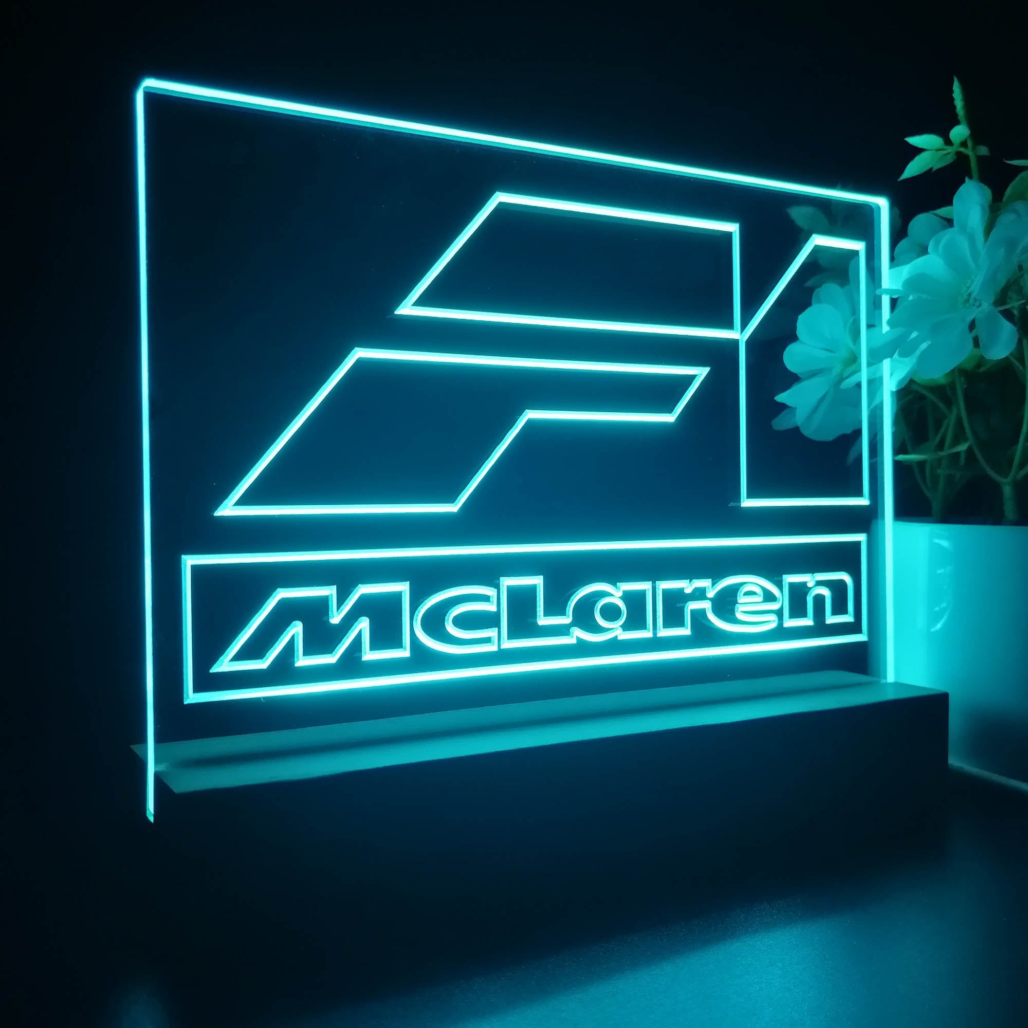 Mclaren F1 Car 3D Illusion Night Light Desk Lamp