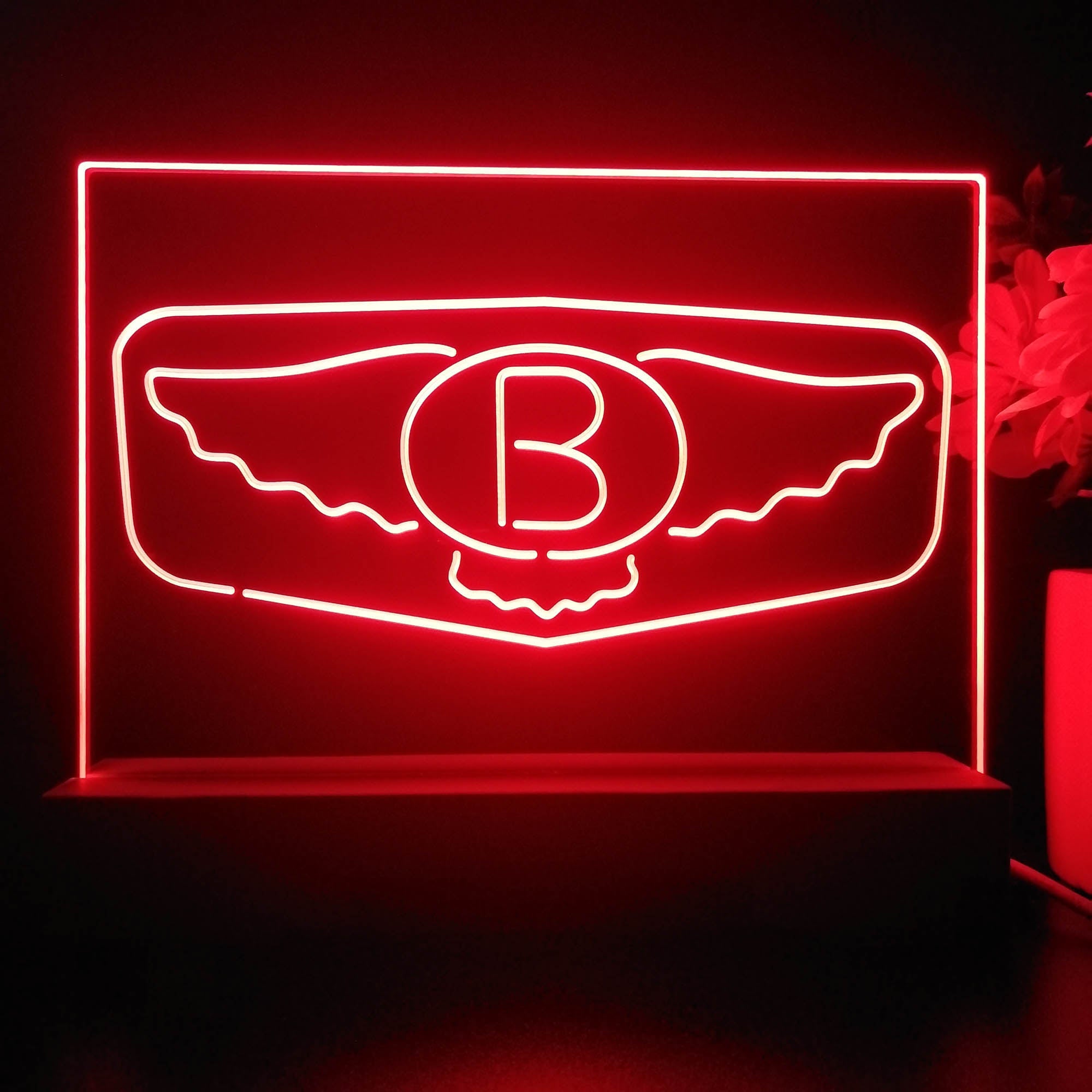 Bentley Wing 3D Illusion Night Light Desk Lamp