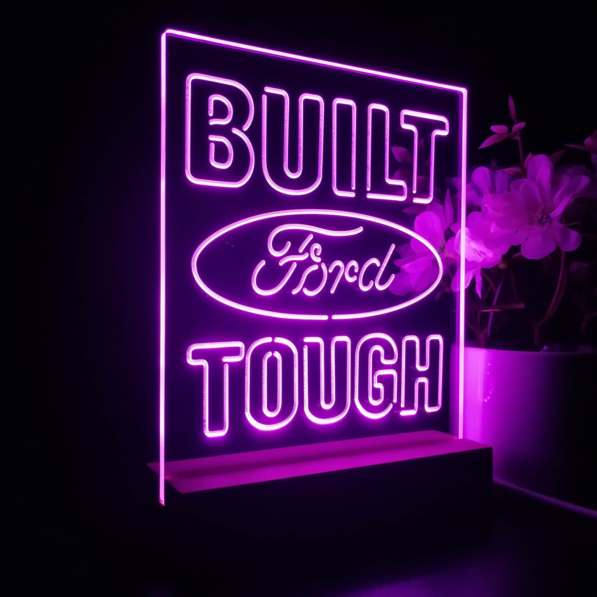 Built Touch Ford 3D Illusion Night Light Desk Lamp