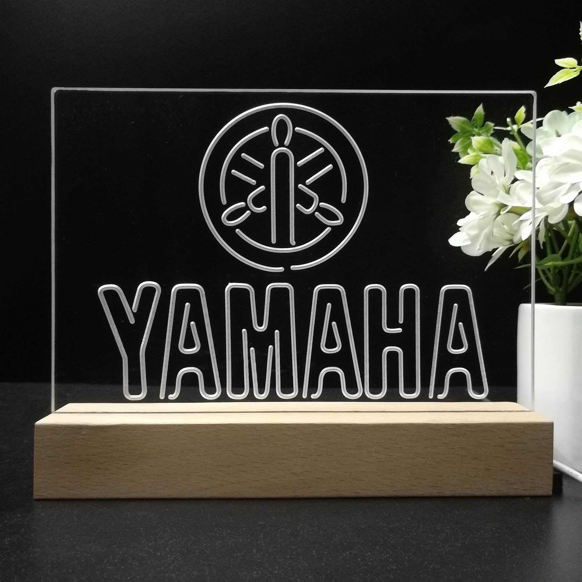 Yamaha 3D Illusion Night Light Desk Lamp
