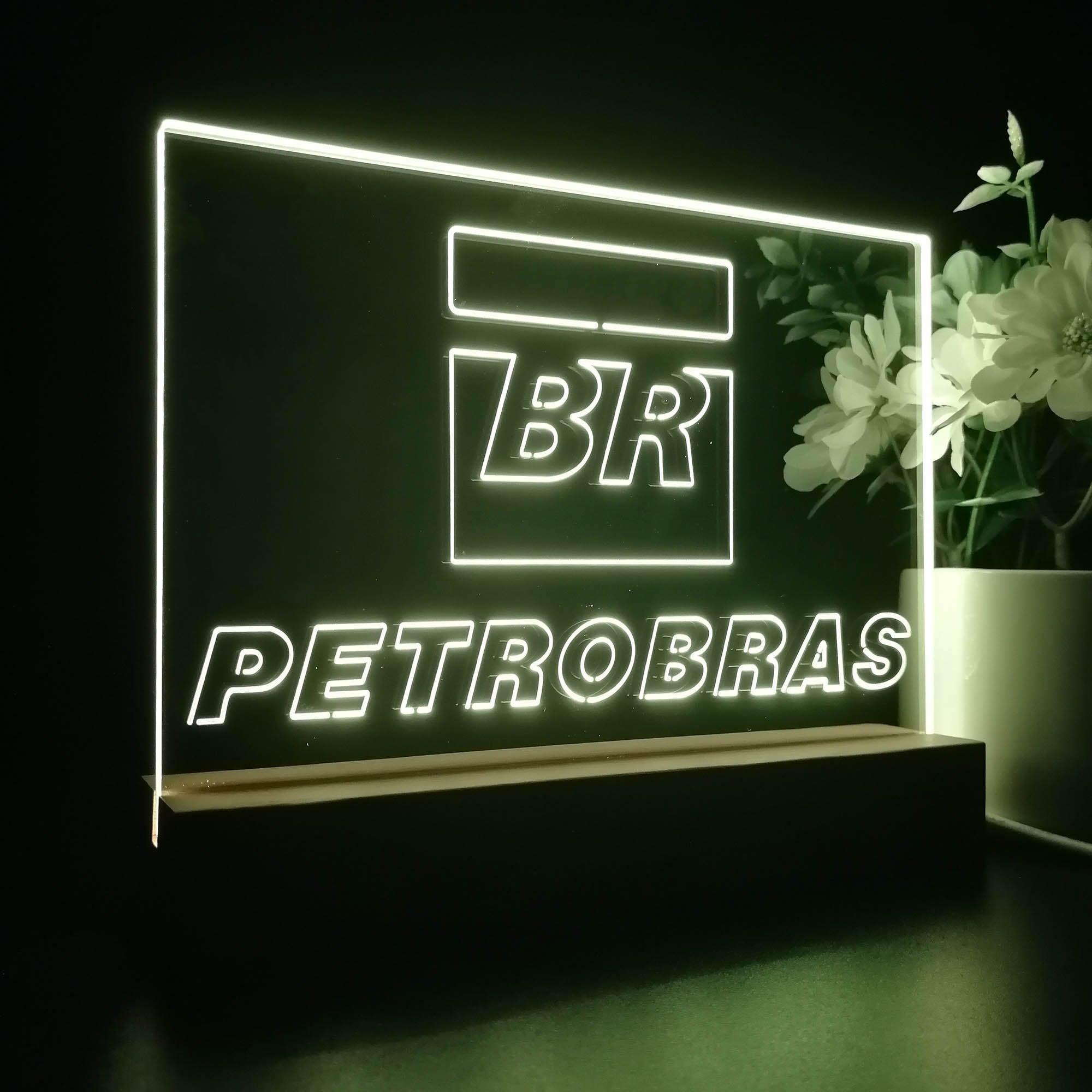 Petrobras 3D Illusion Night Light Desk Lamp