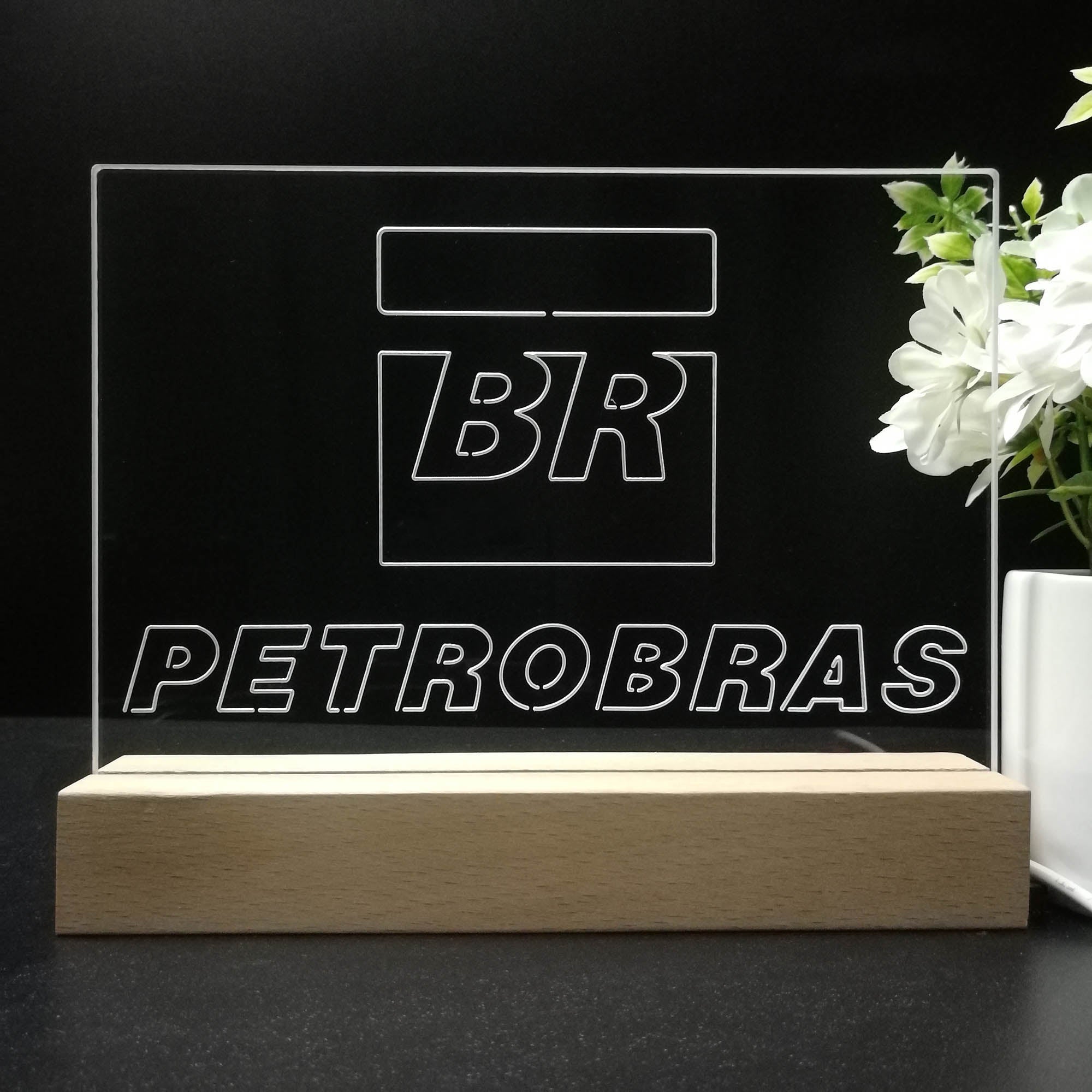 Petrobras 3D Illusion Night Light Desk Lamp