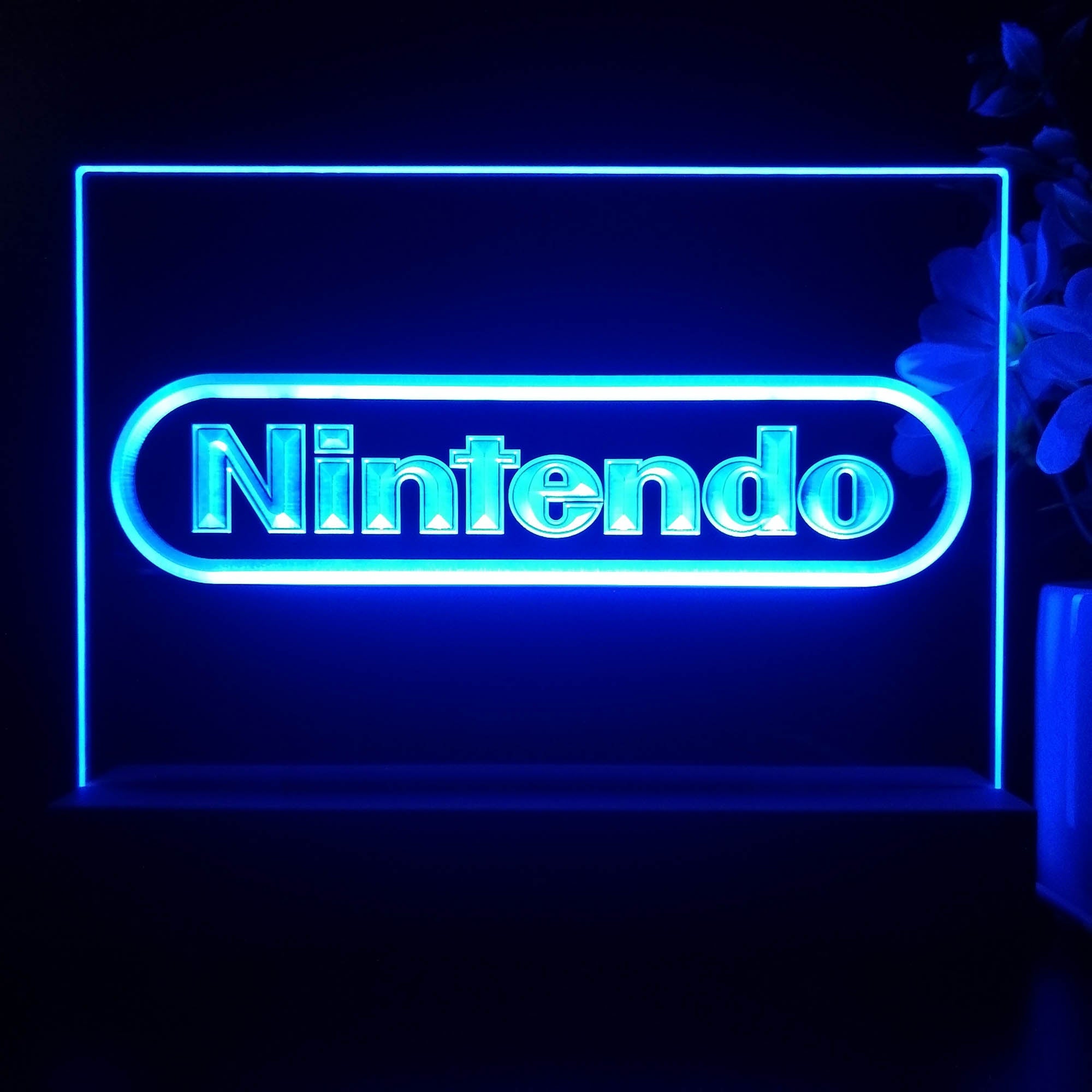 Nintendo Night Light Game Room Sign