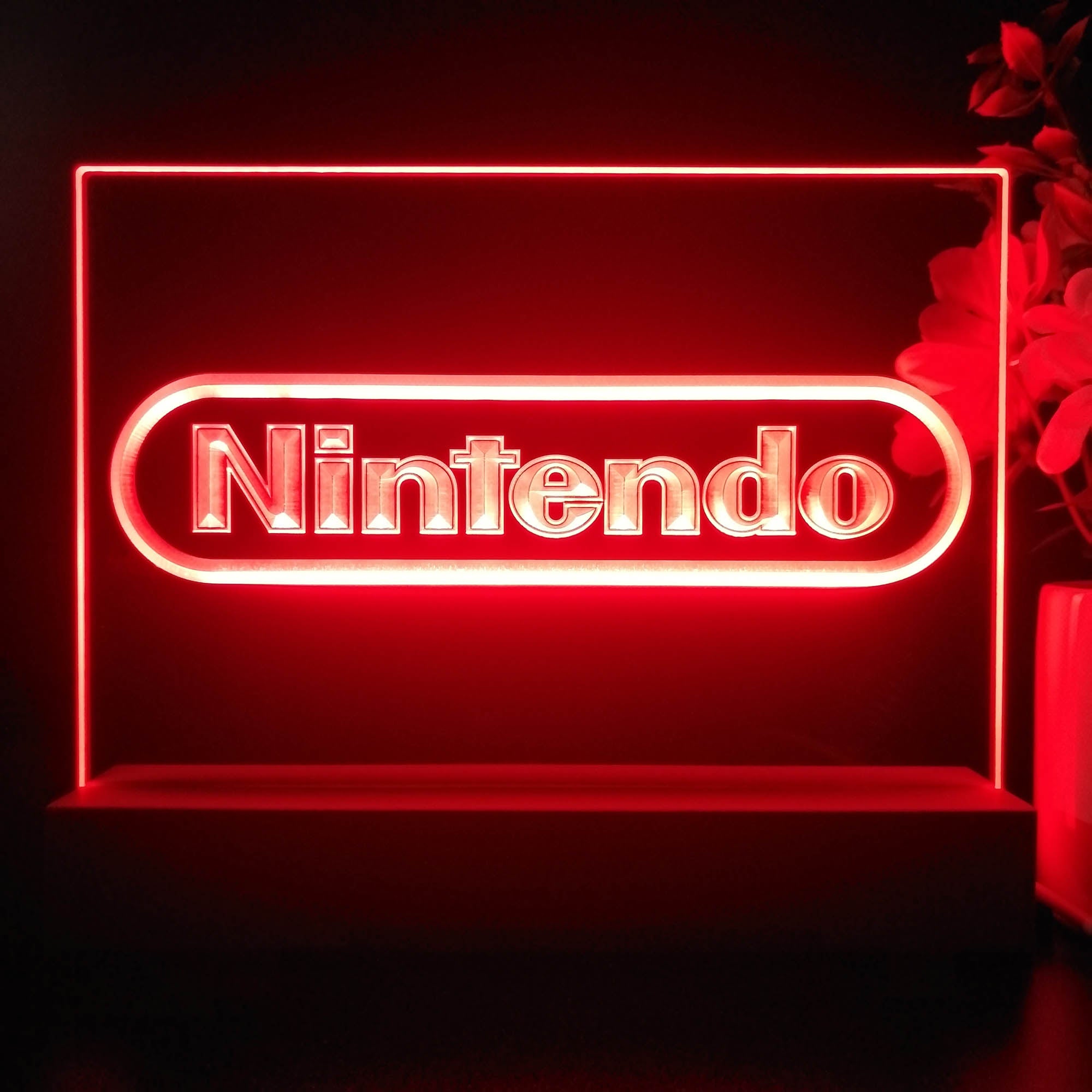Nintendo Night Light Game Room Sign