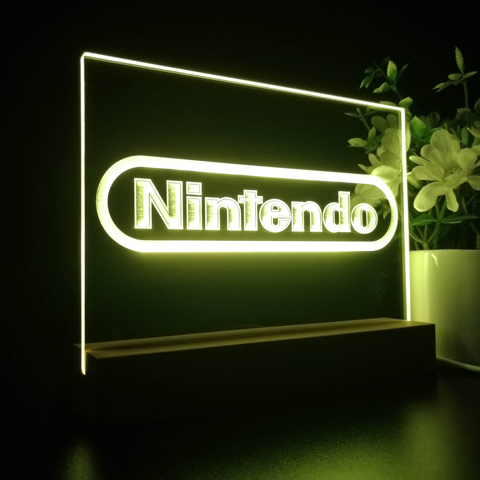 Nintendo Night Light Game Room Sign