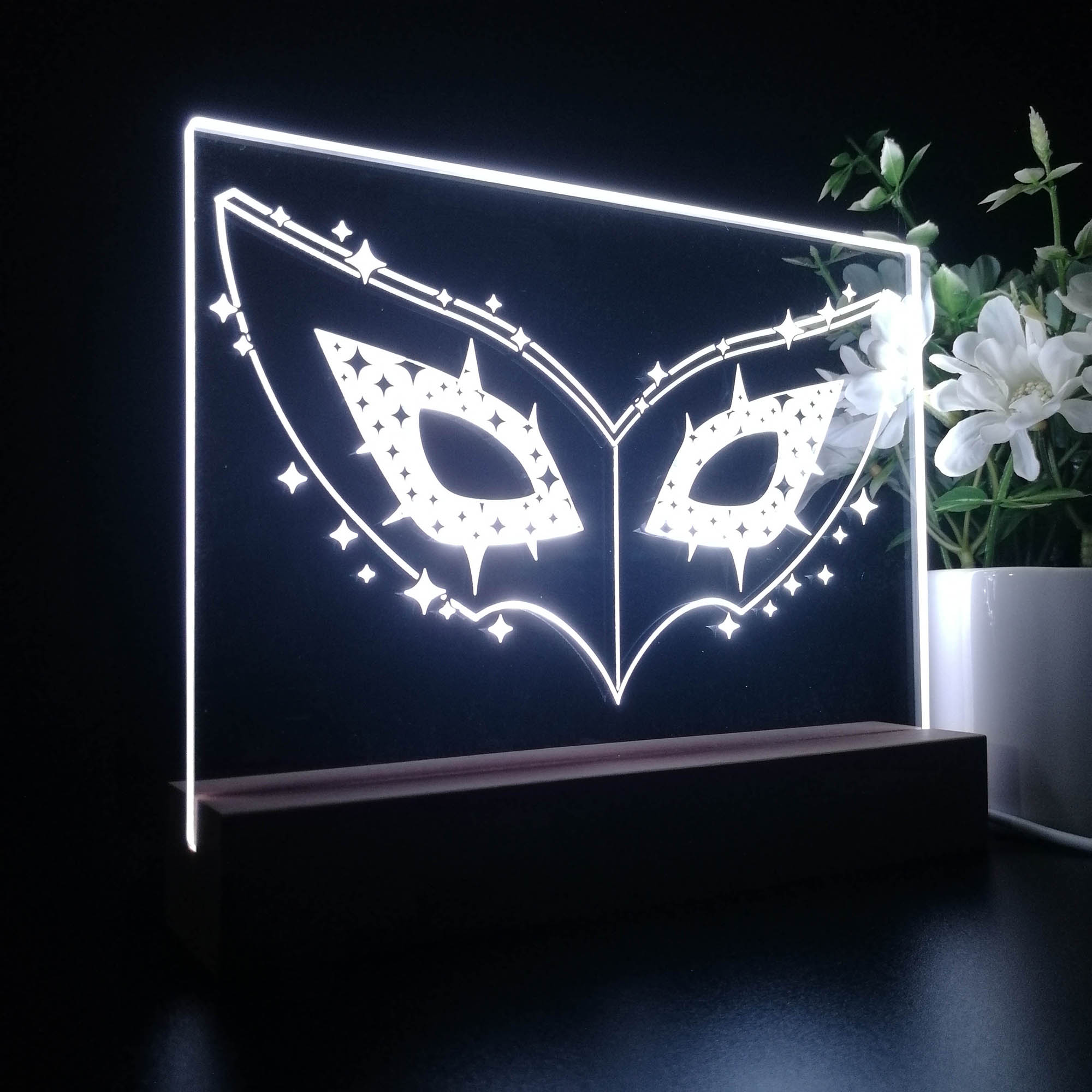 Persona 5 Eye Mask Neon Sign Game Room Lamp