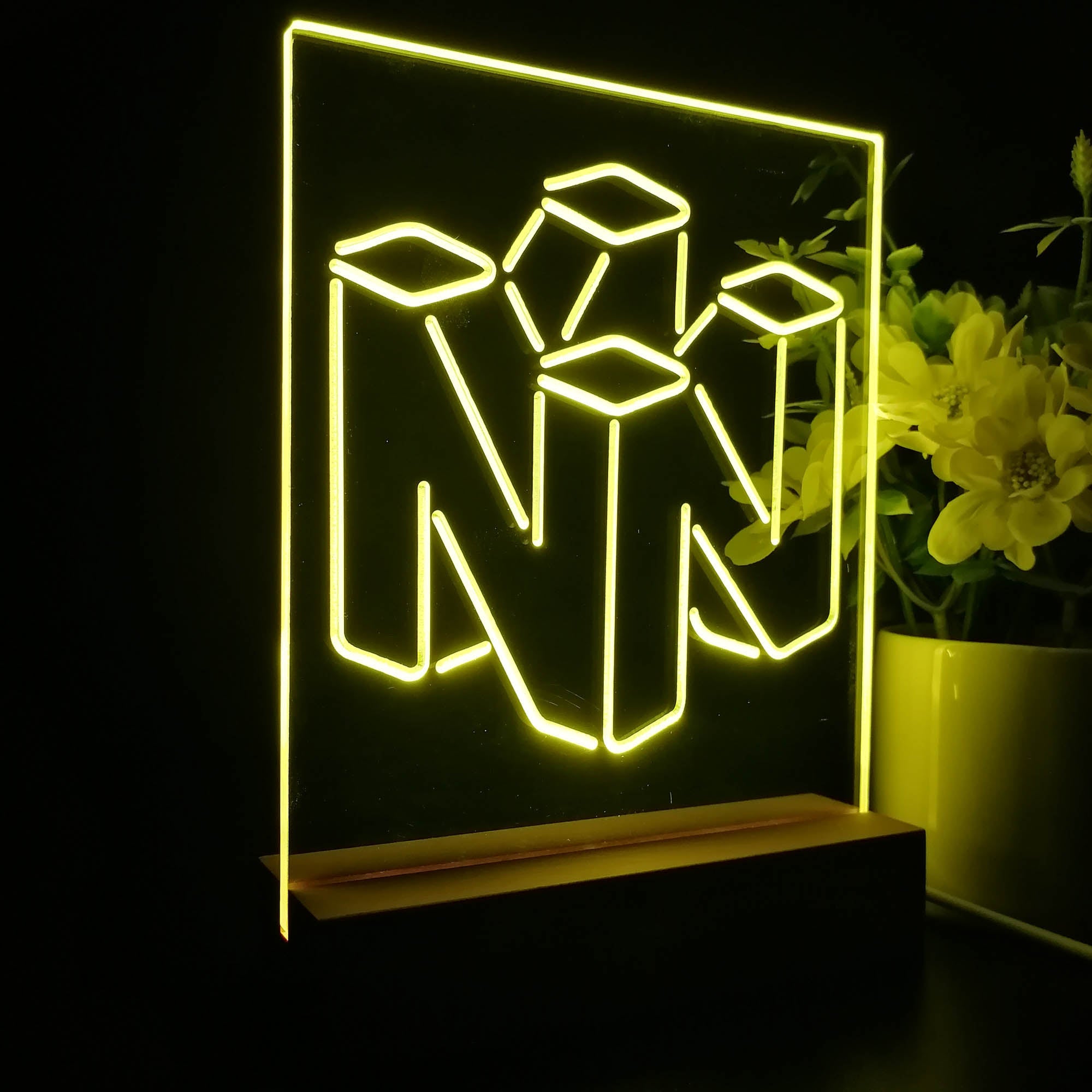 Nintendo 64 Game Room LED Sign Lamp Display