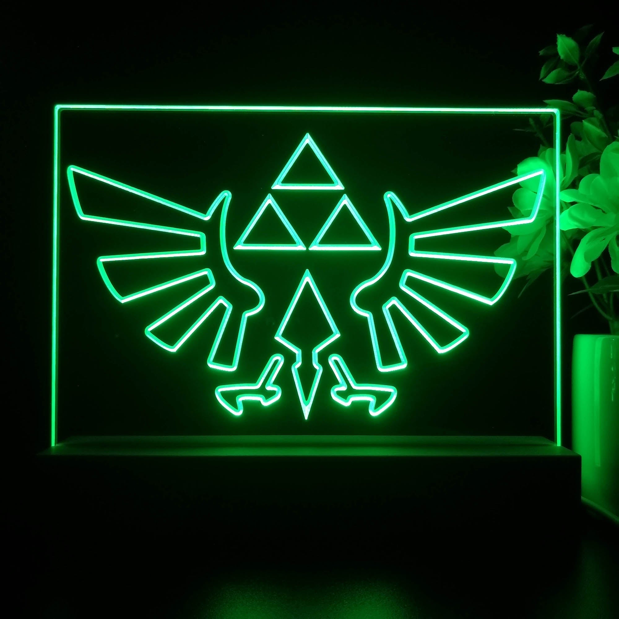 The Legend of Zelda Triforce Neon Sign Game Room Lamp