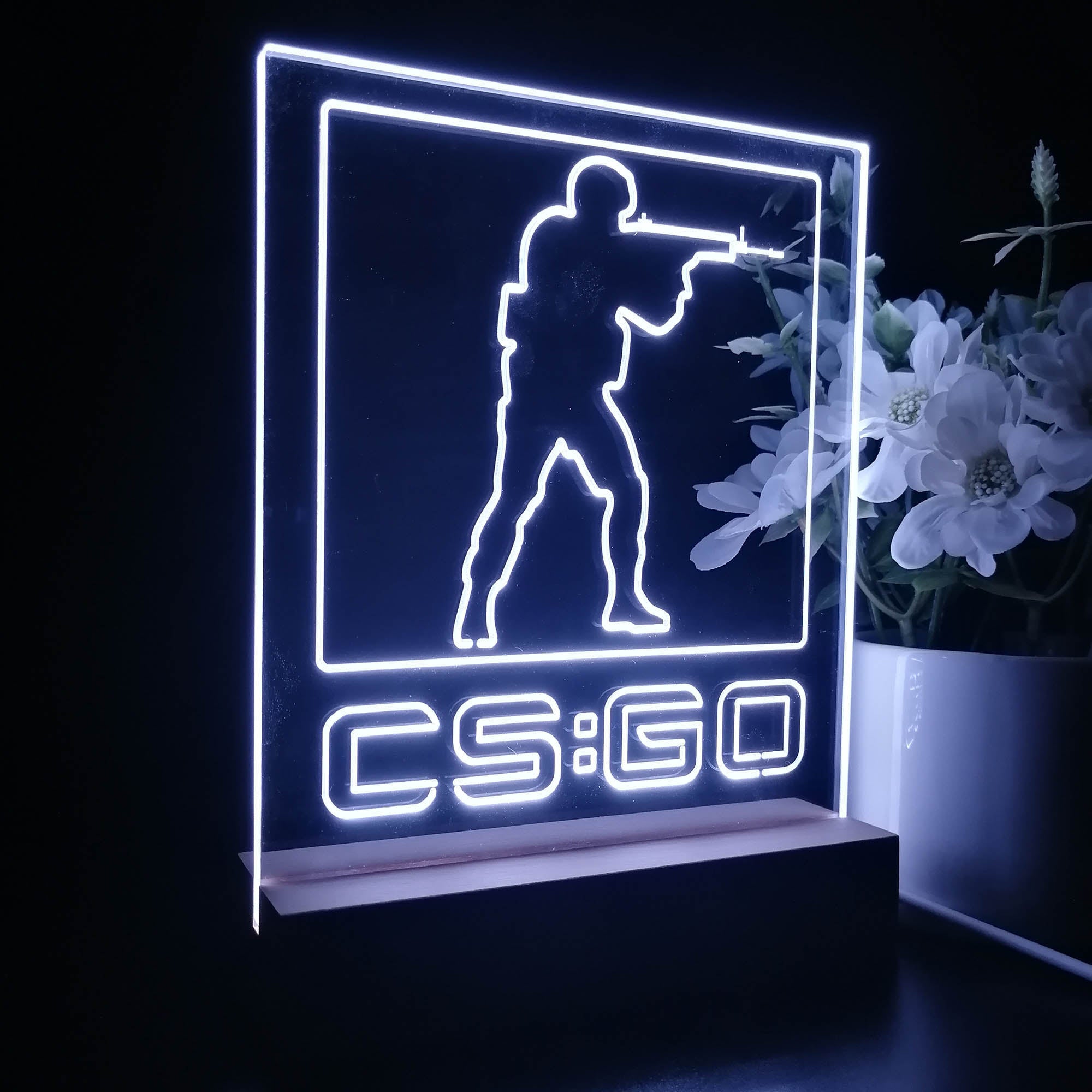 CSGO Game Room Decor LED Sign Lamp Display