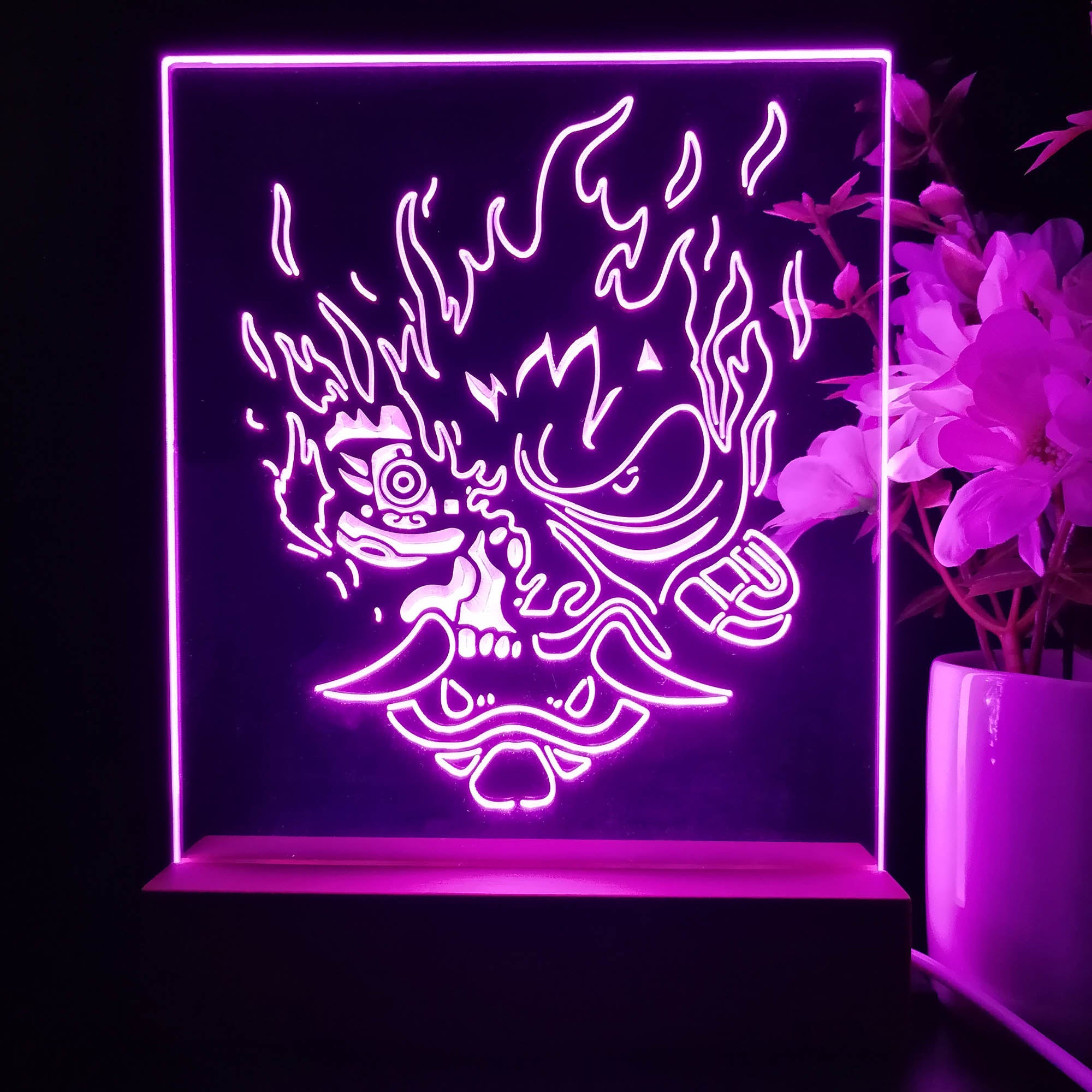 Cyberpunk 2077 Samurai Game Room LED Sign Lamp Display