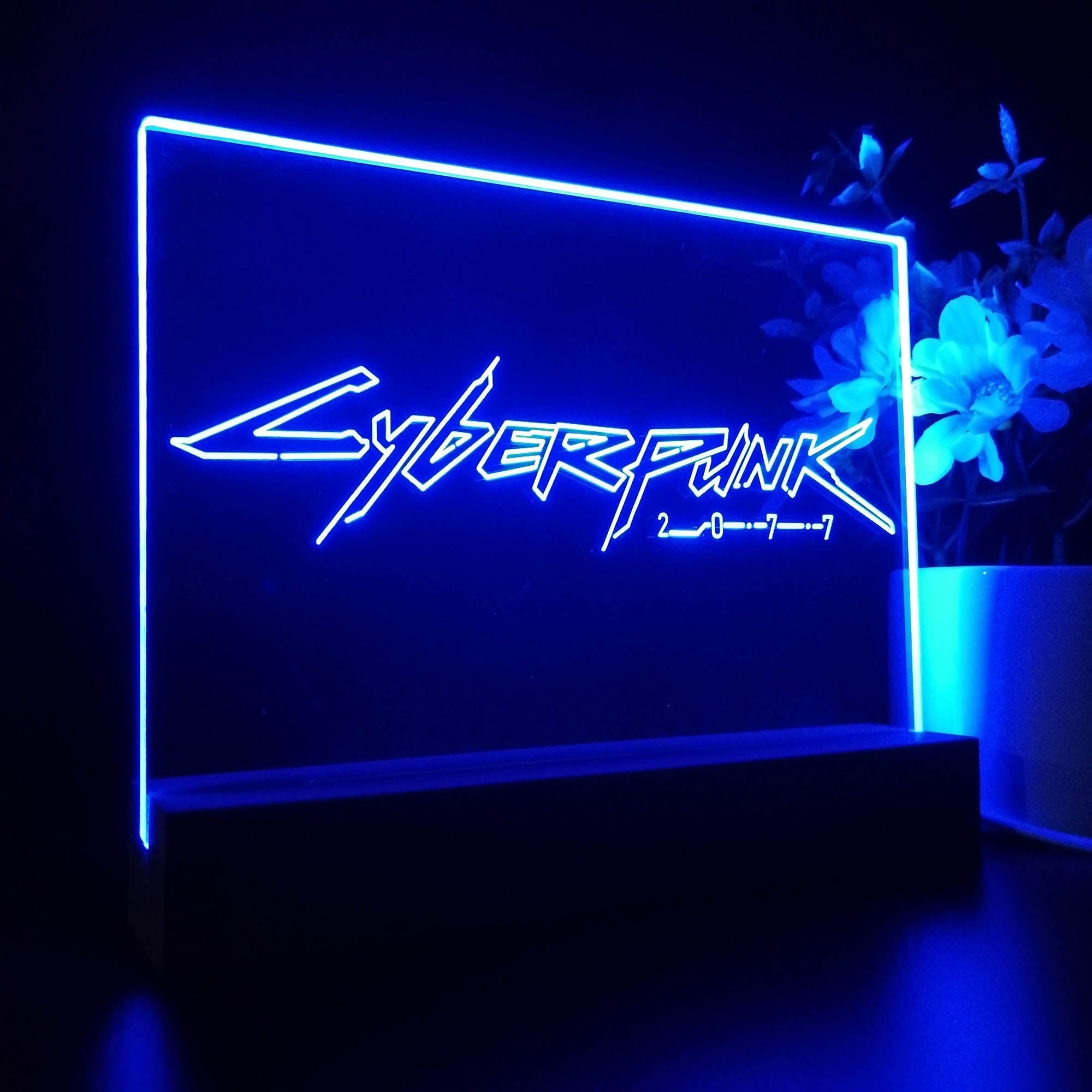 Cyberpunk 2077 Neon Sign Game Room Lamp