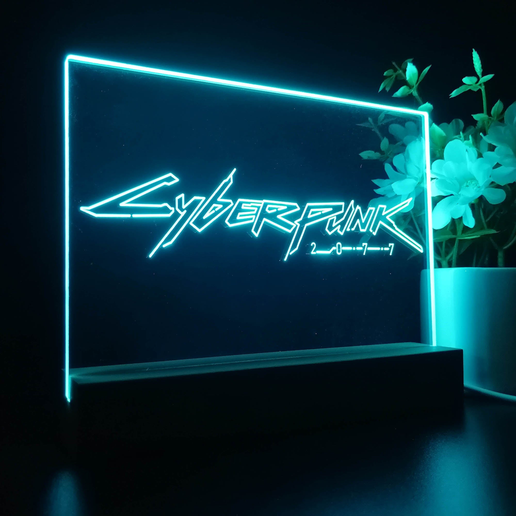 Cyberpunk 2077 Neon Sign Game Room Lamp