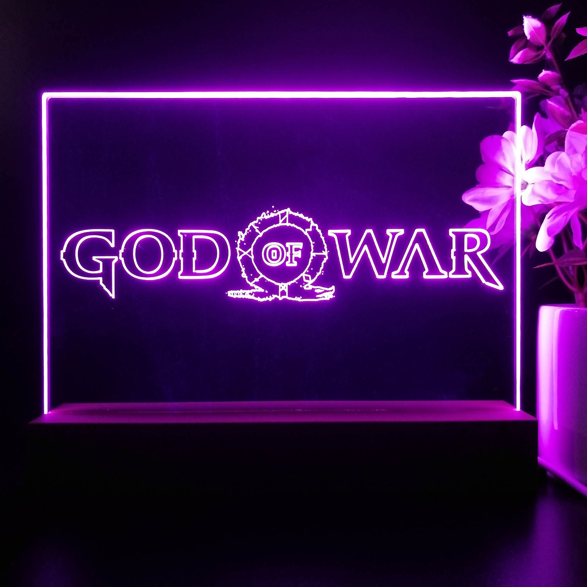 God of War Neon Sign Game Room Lamp