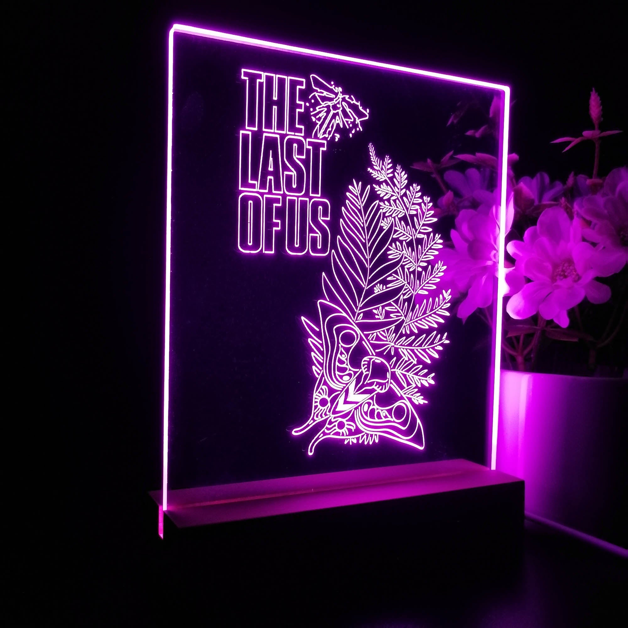 the Last of Us Ellie's Tattoo Game Room LED Sign Lamp Display