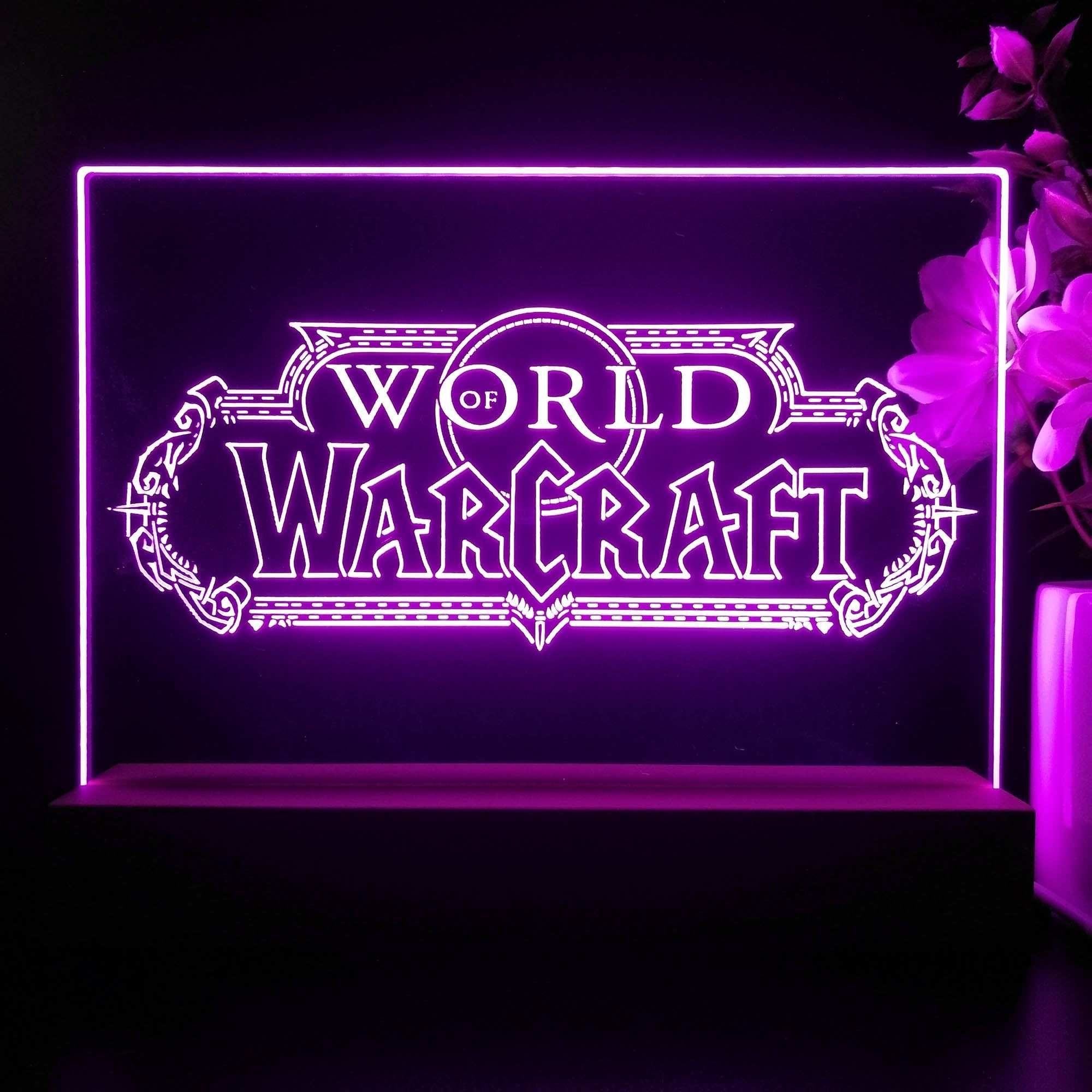 World of Warcraft Neon Sign Game Room Lamp
