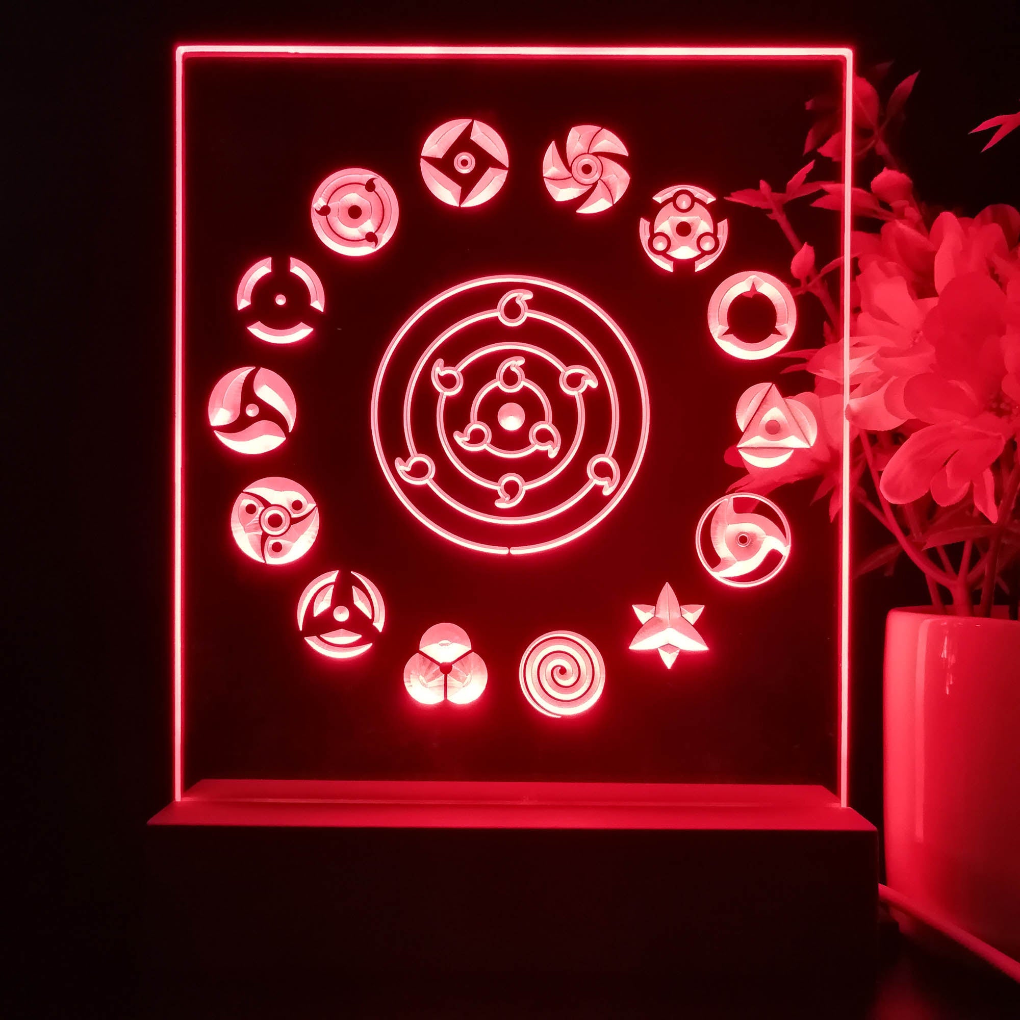 Sharingan Game Room LED Sign Lamp Display