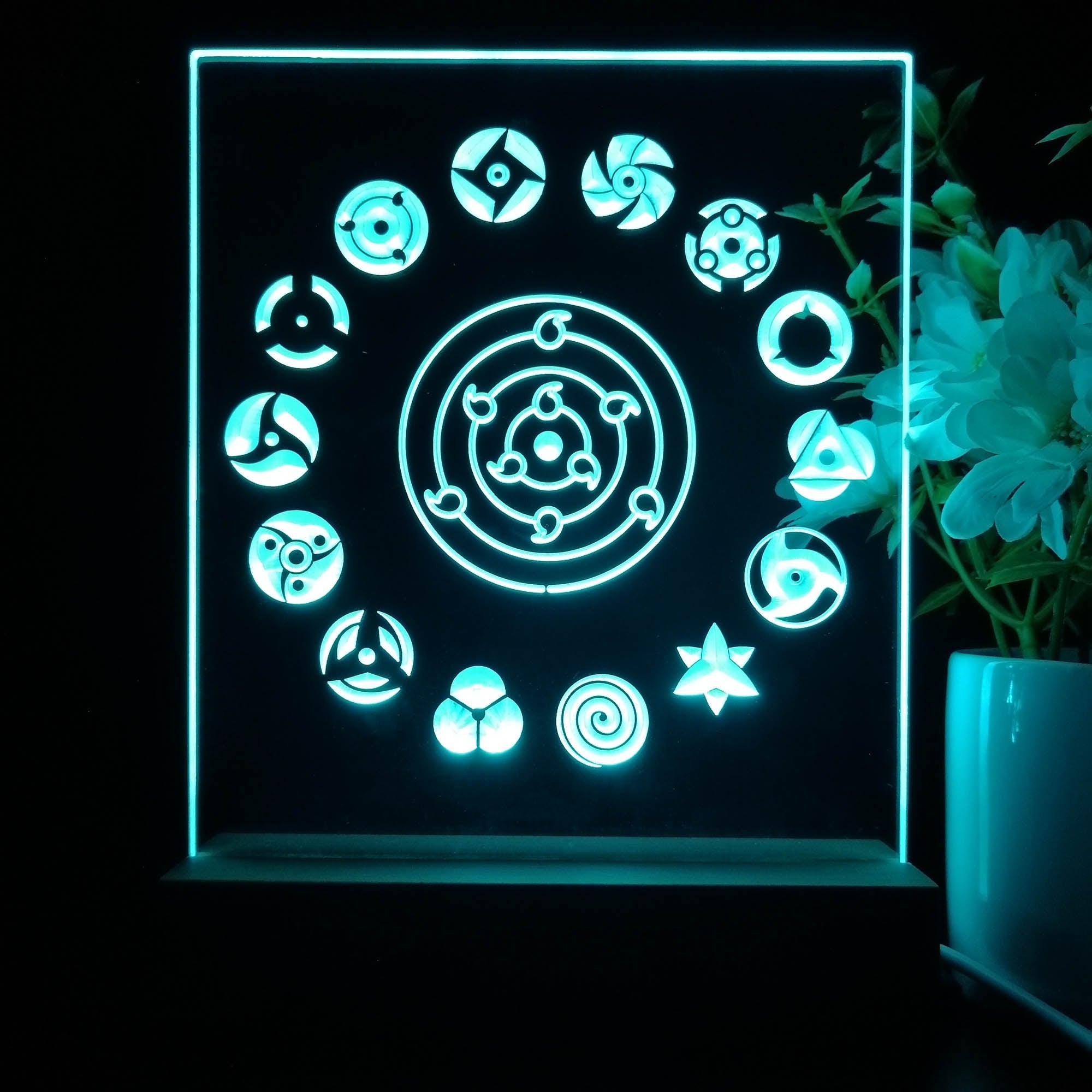 Sharingan Game Room LED Sign Lamp Display