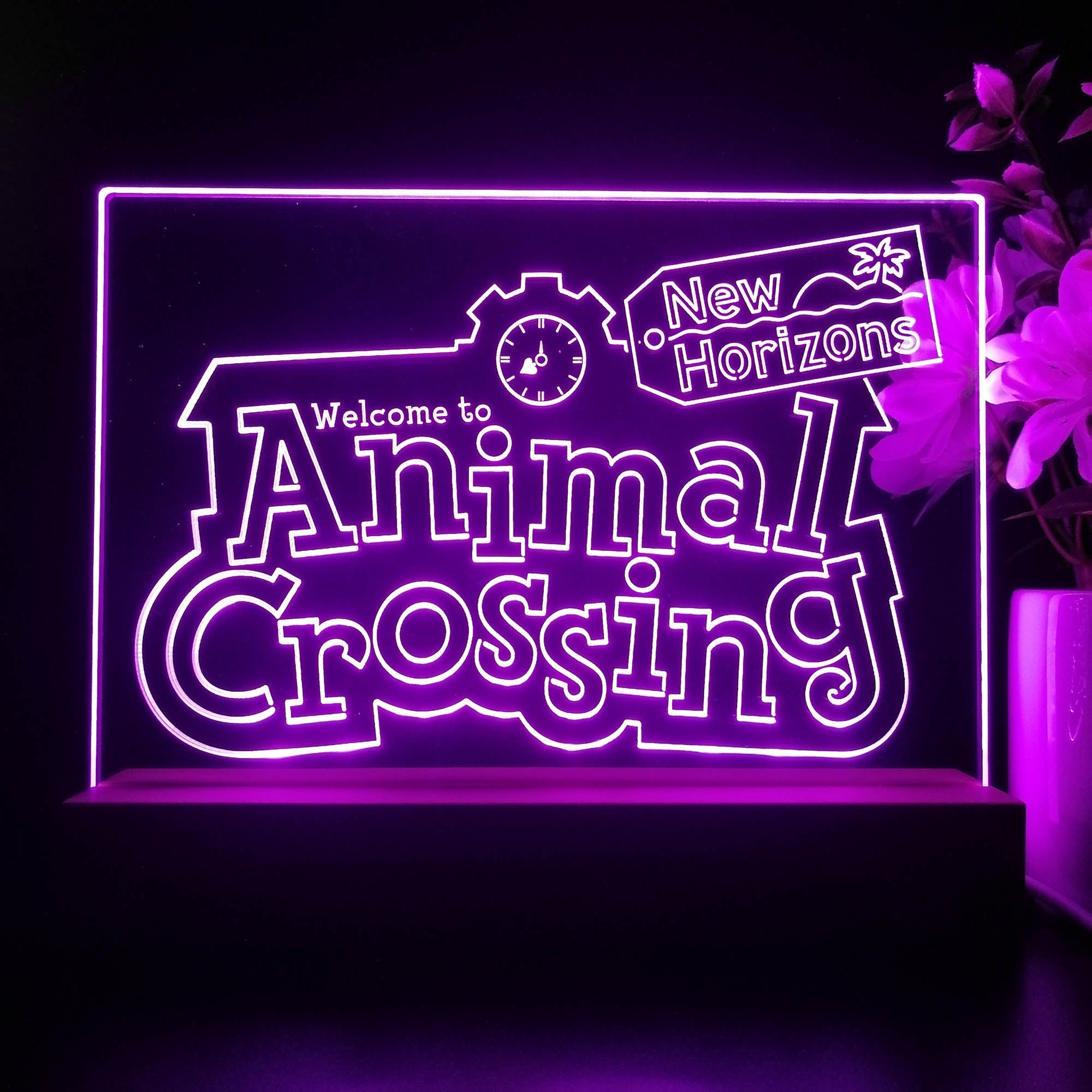 Animal Crossing New Horizons Neon Sign Game Room Lamp