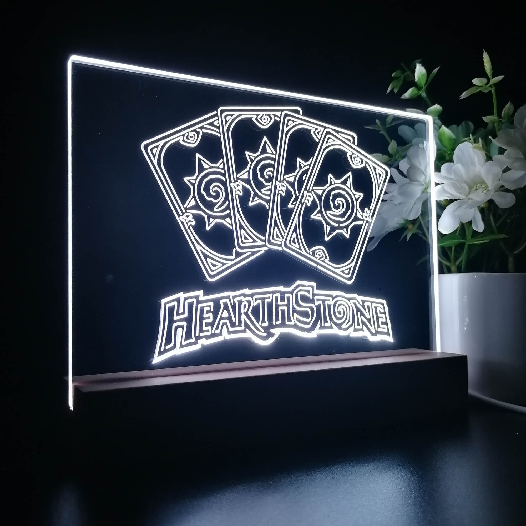 Hearthstone Card Neon Sign Game Room Lamp