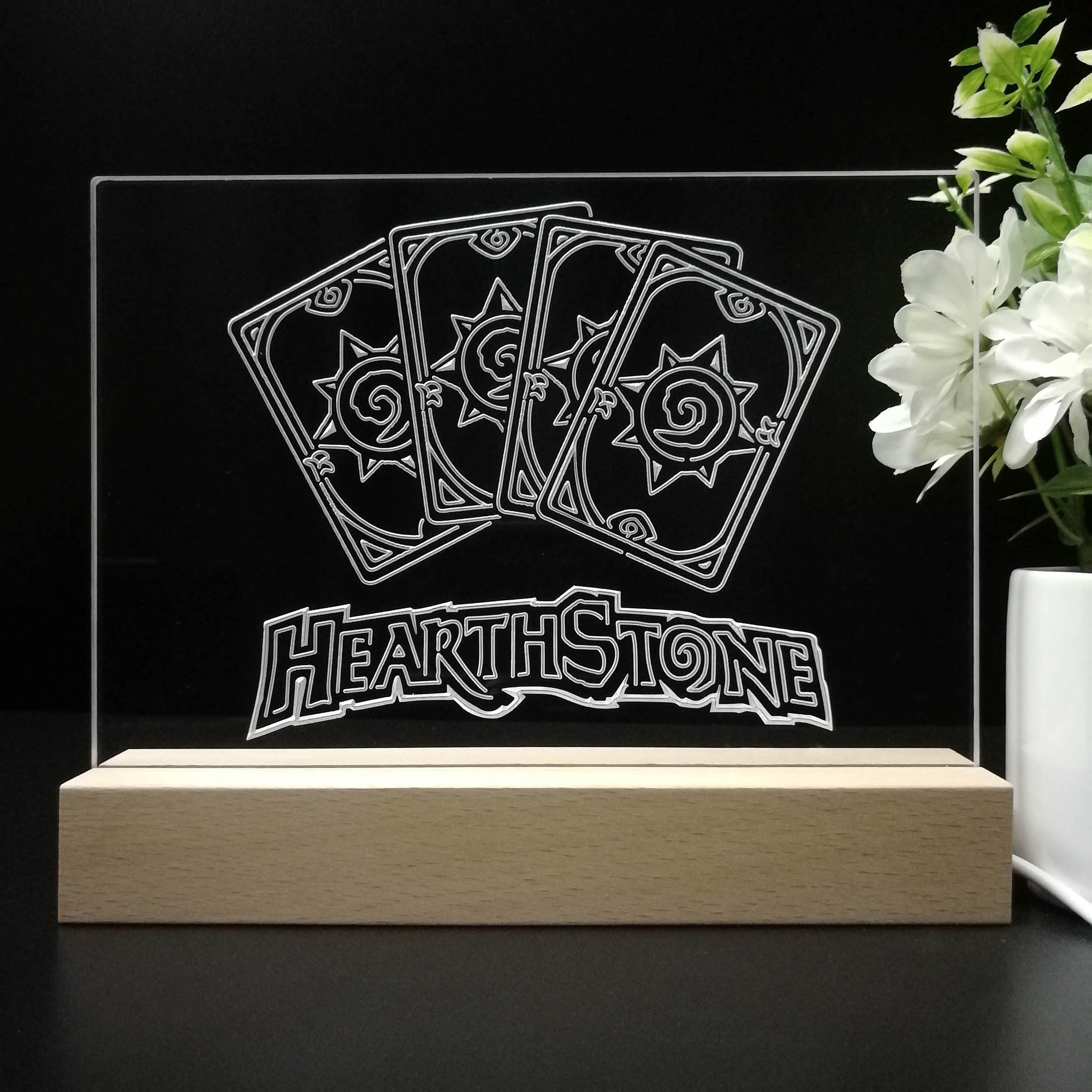 Hearthstone Card Neon Sign Game Room Lamp